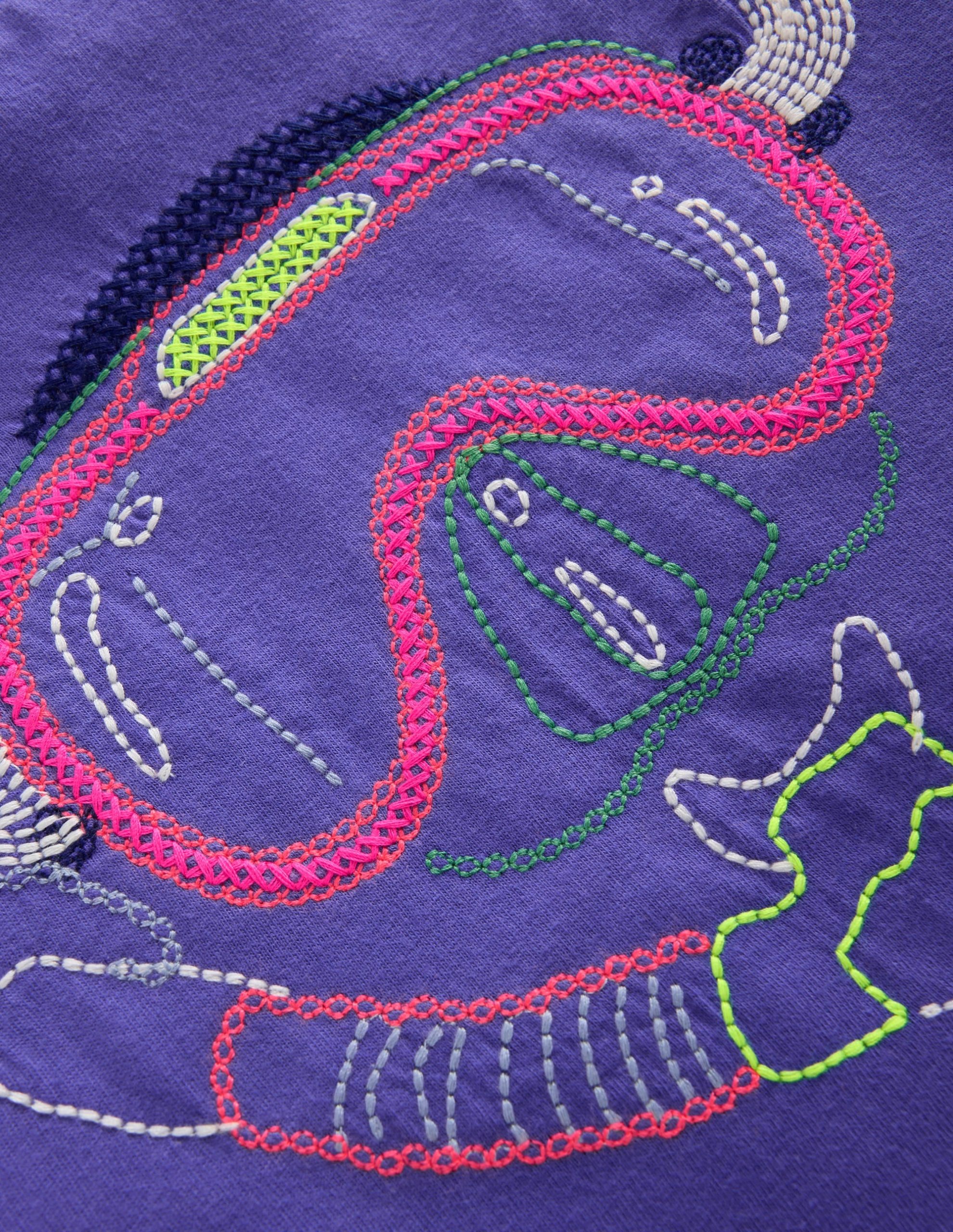 Easy Applique T-shirt-Wisteria Blue Snorkel - Image 3
