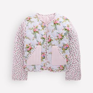 Reversible Quilted Jacket-Floral Hotch Potch