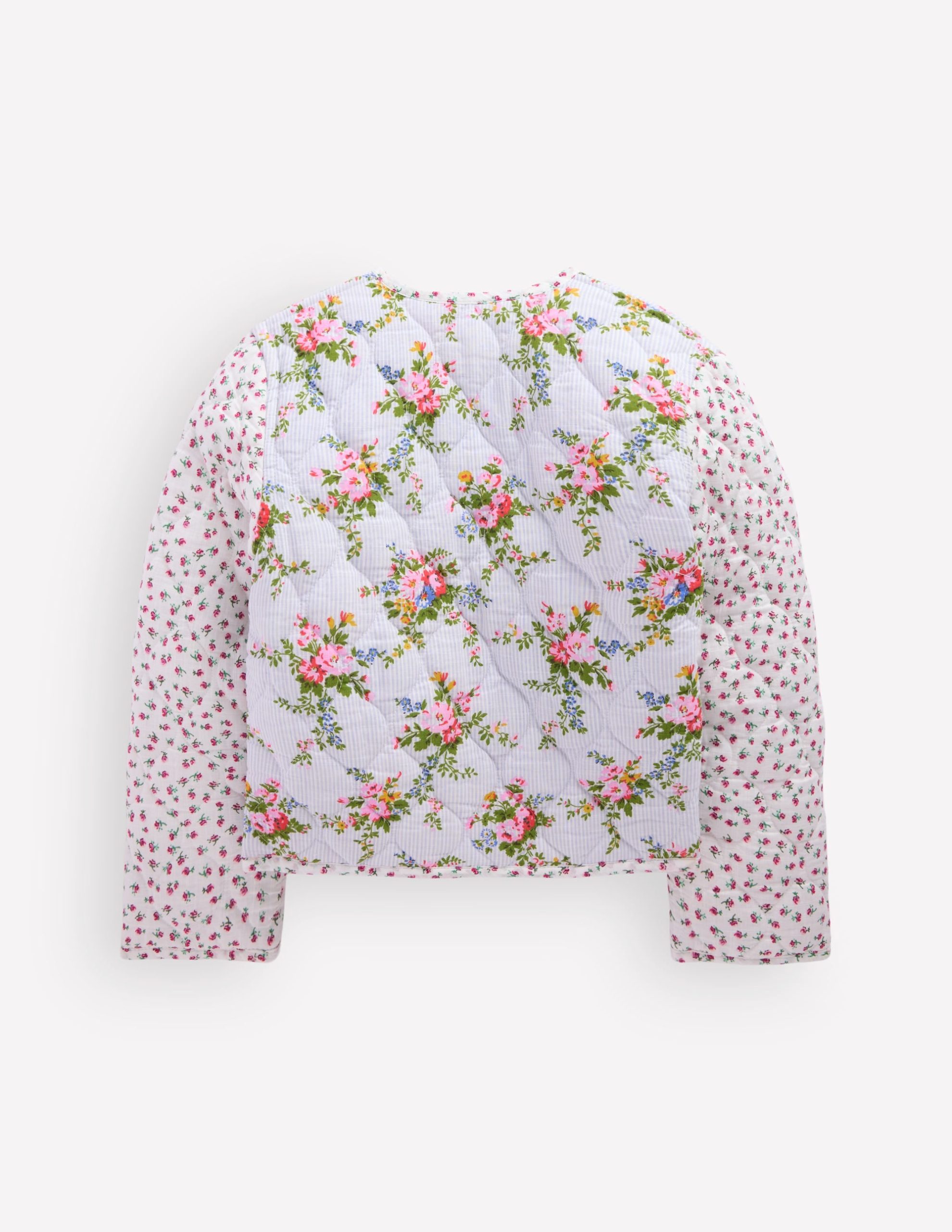 Reversible Quilted Jacket-Floral Hotch Potch - Image 2
