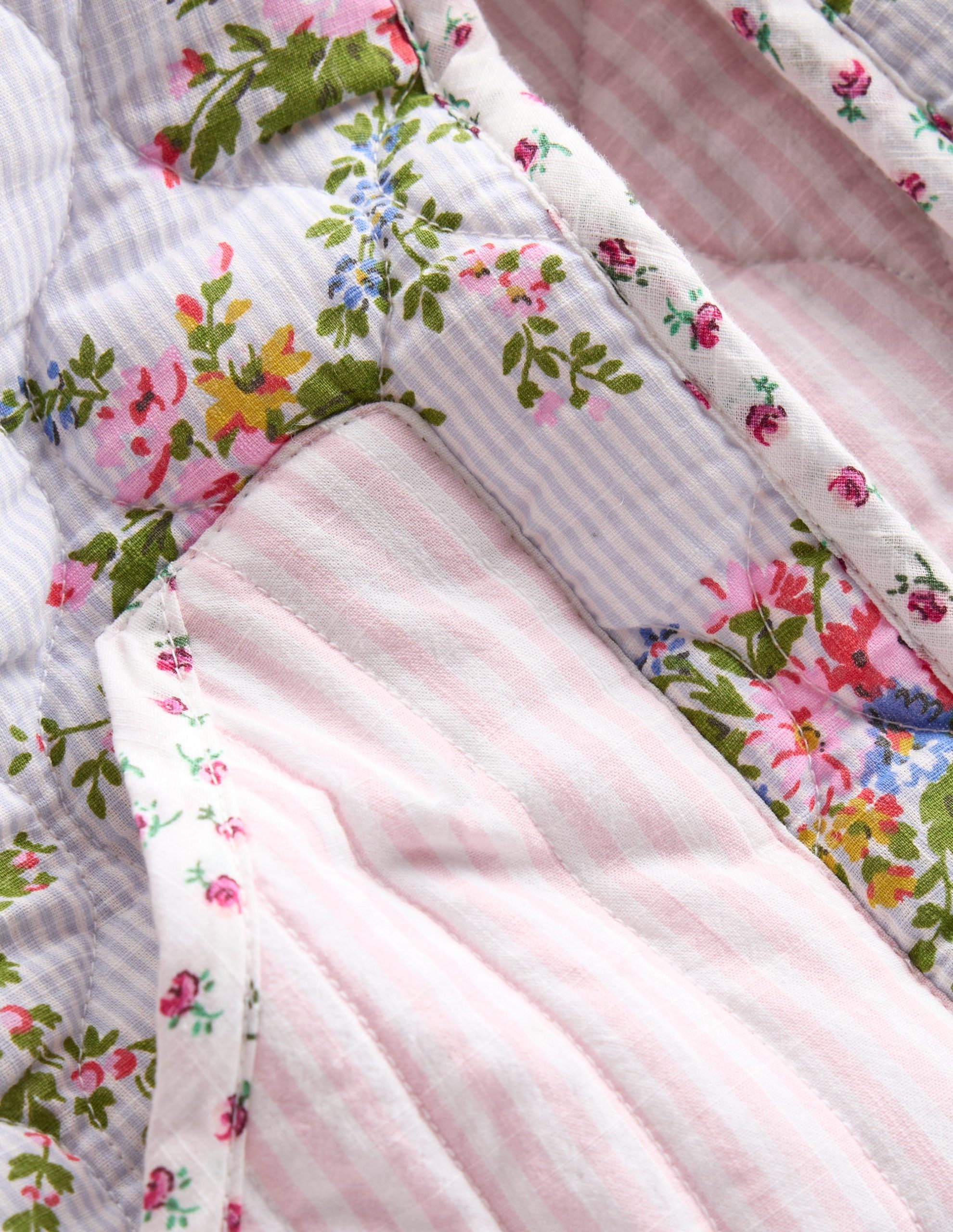 Reversible Quilted Jacket-Floral Hotch Potch - Image 3