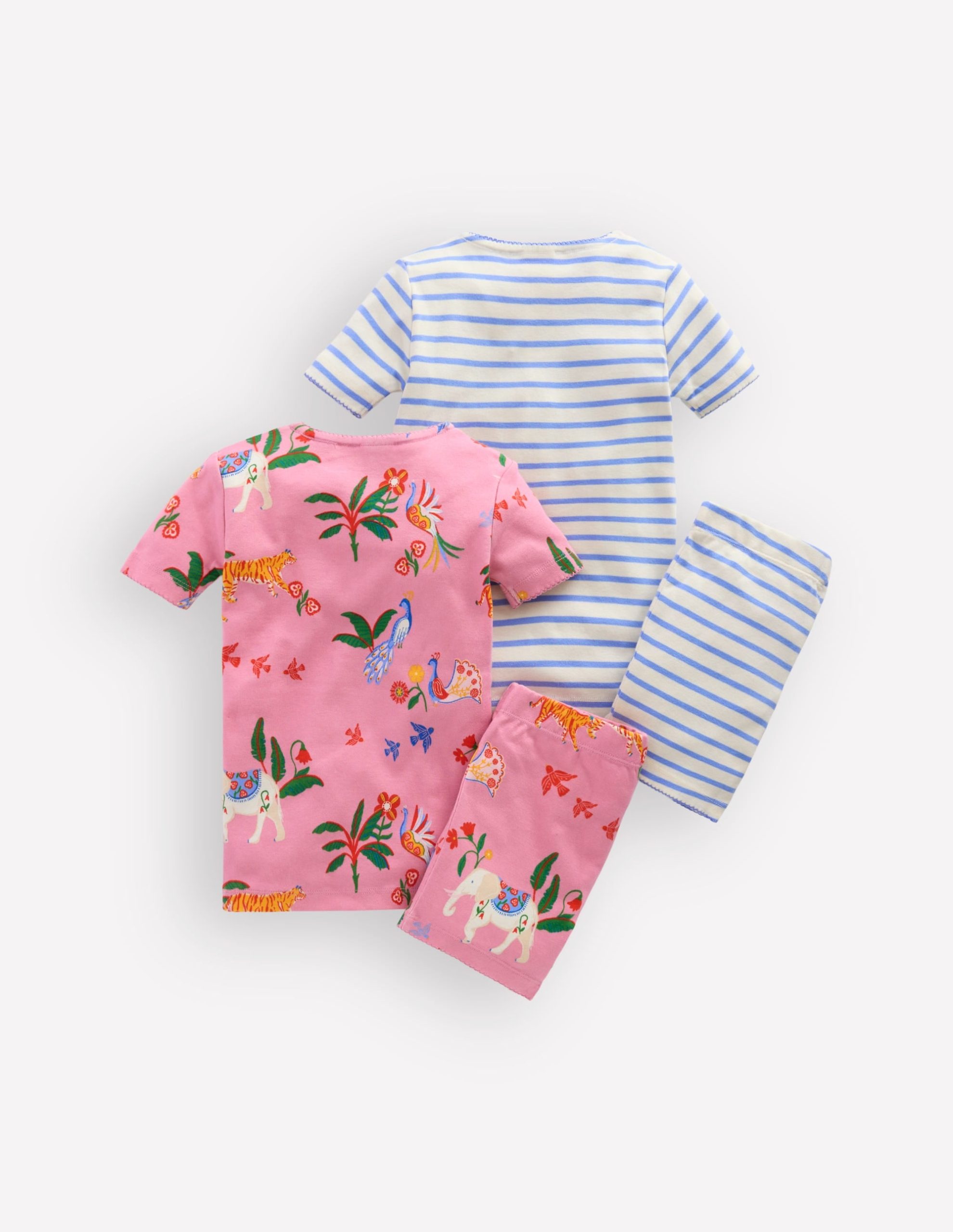 Twin Pack Short Pajamas-Pink Unicorn - Image 2