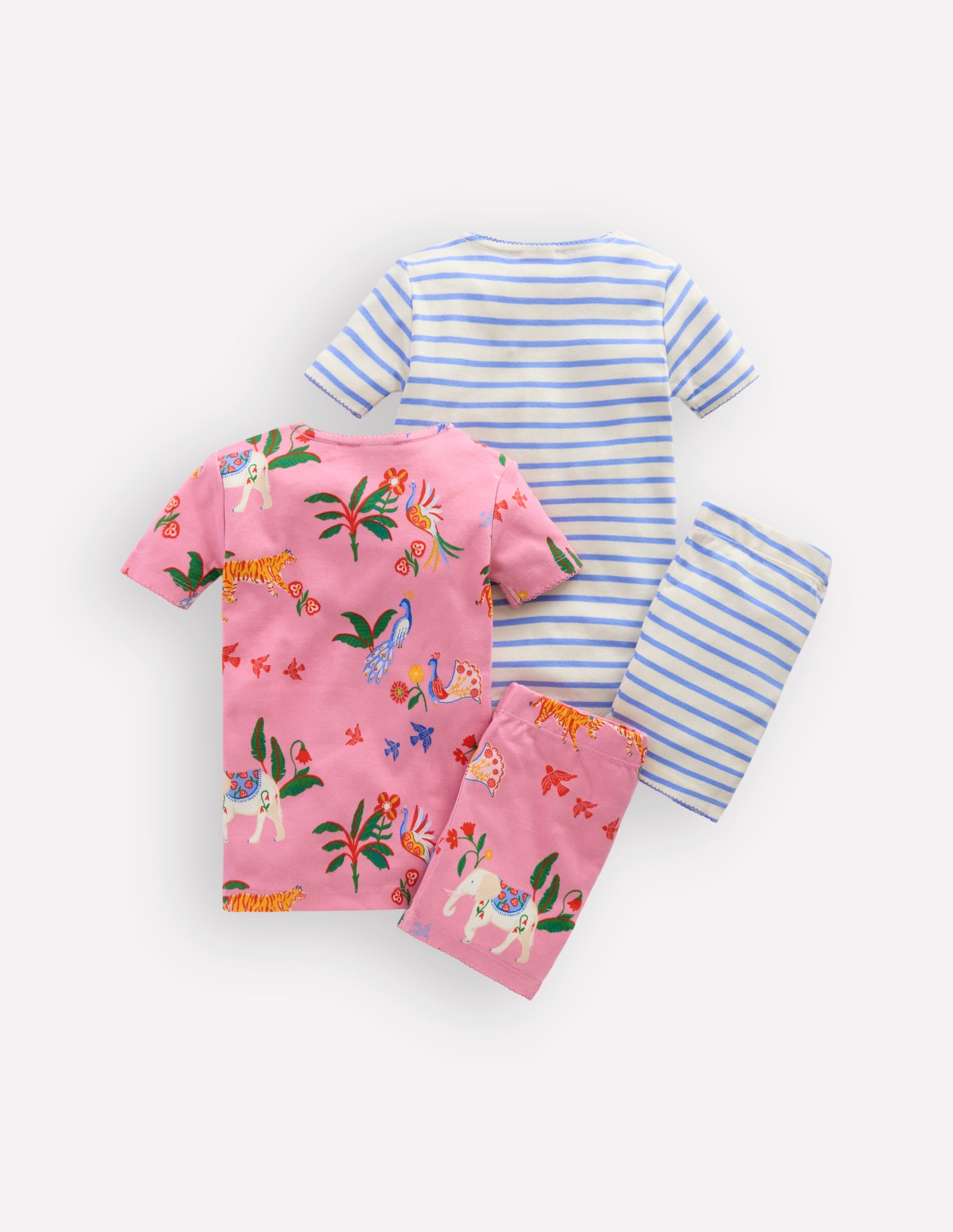 Twin Pack Short Pajamas-Pink Unicorn - Image 2