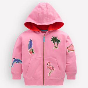 Badge Superstitch Hoodie-Bubblegum Pink Badges
