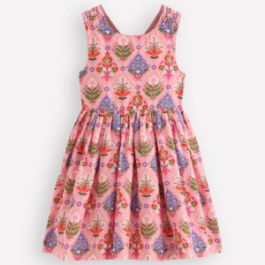 Harper Cross-Back Dress-Multi Diamond Floral