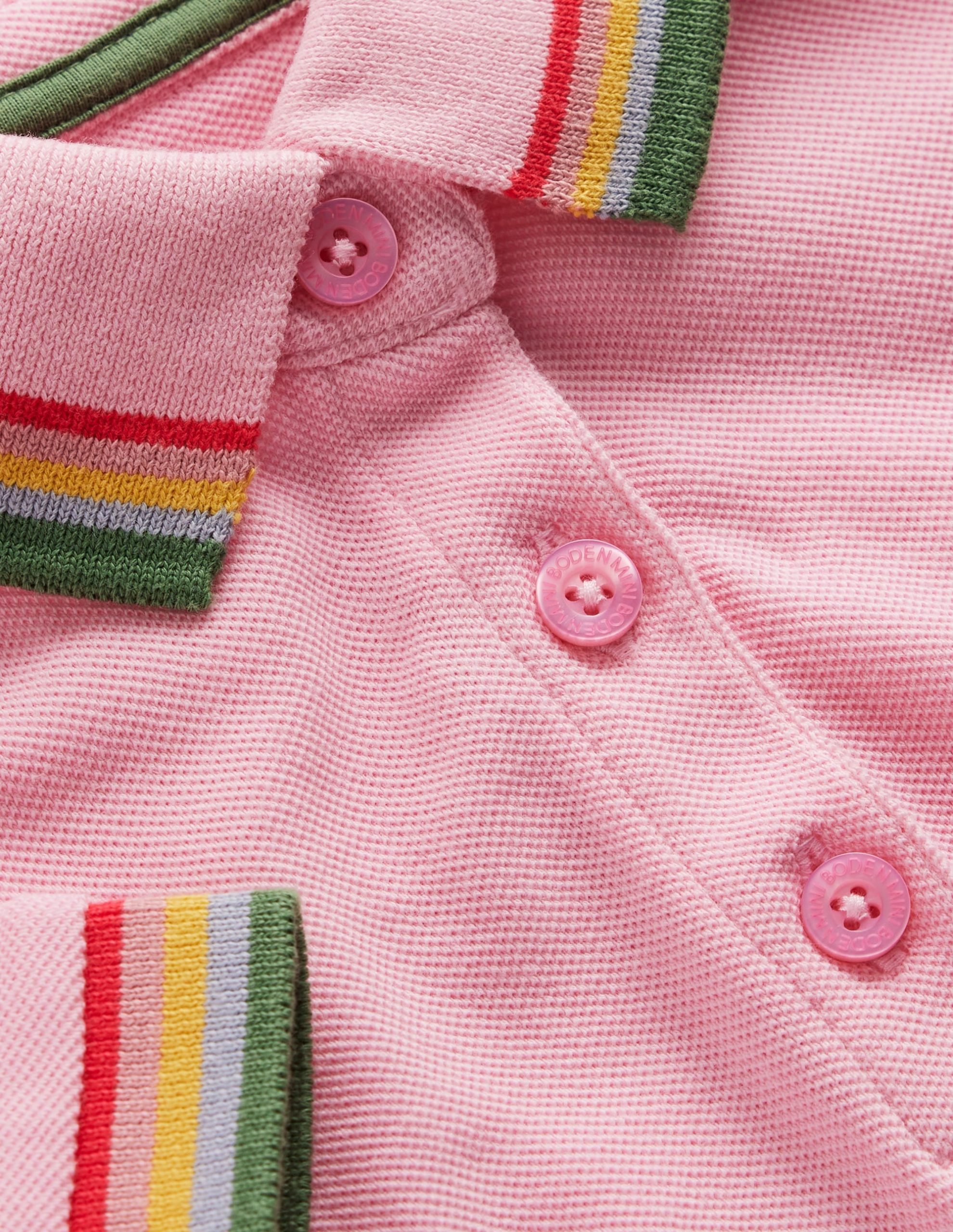 Pleated Skirt Jersey Dress-Almond Pink - Image 5