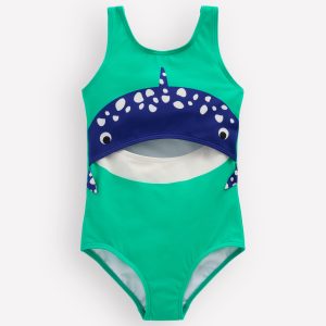 Fun Cut-out Swimsuit-Whale
