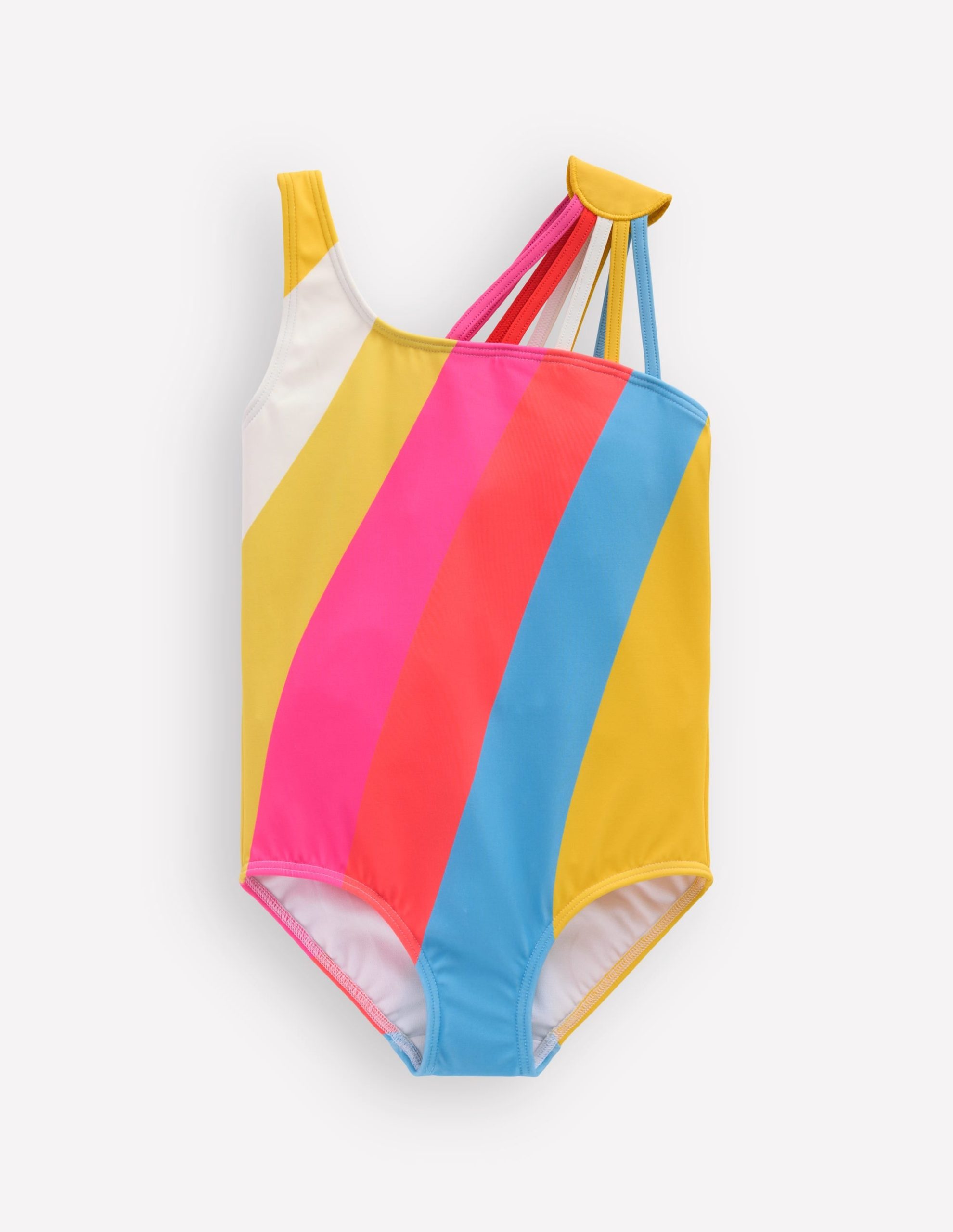 One Shoulder Ray Swimsuit-Rainbow - Image 3
