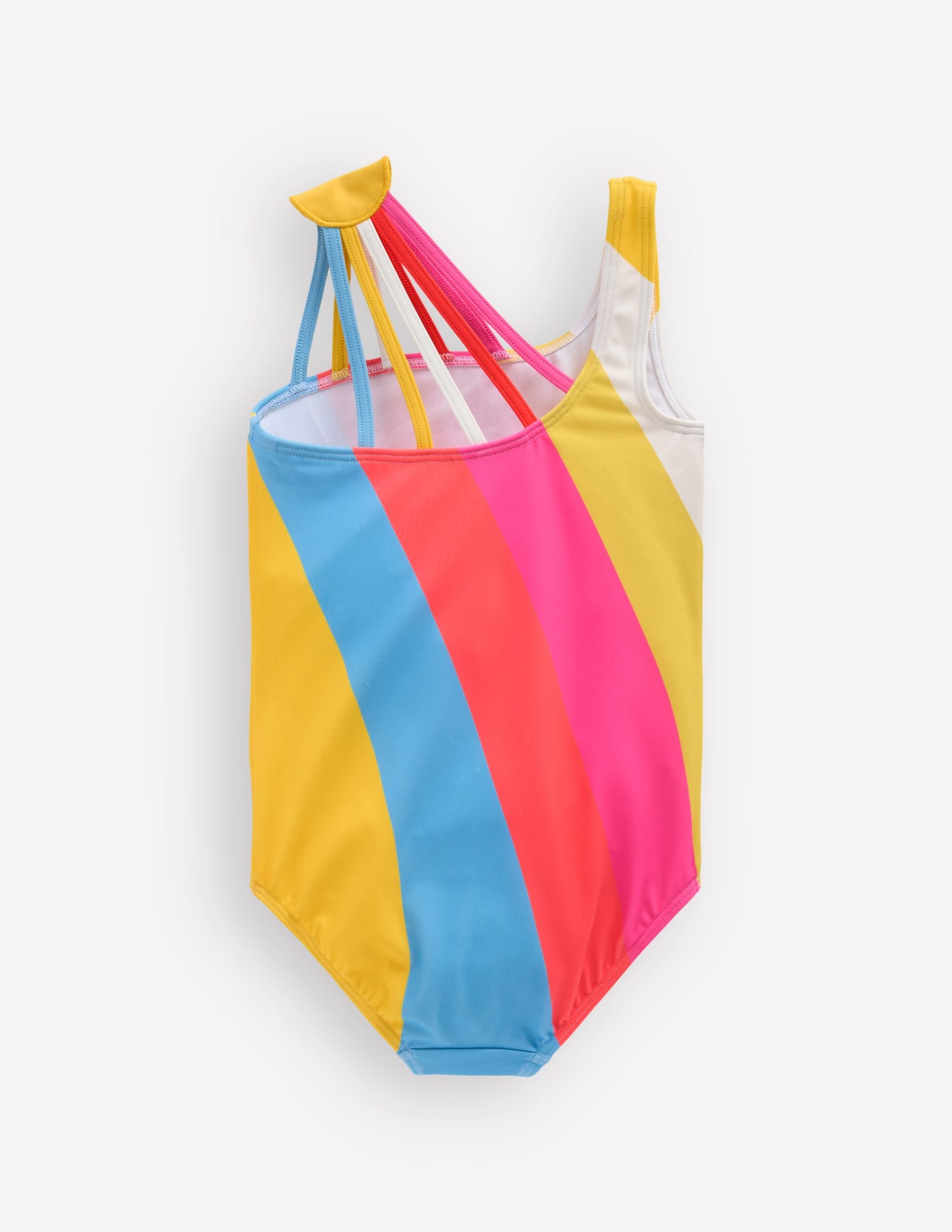 One Shoulder Ray Swimsuit-Rainbow - Image 4