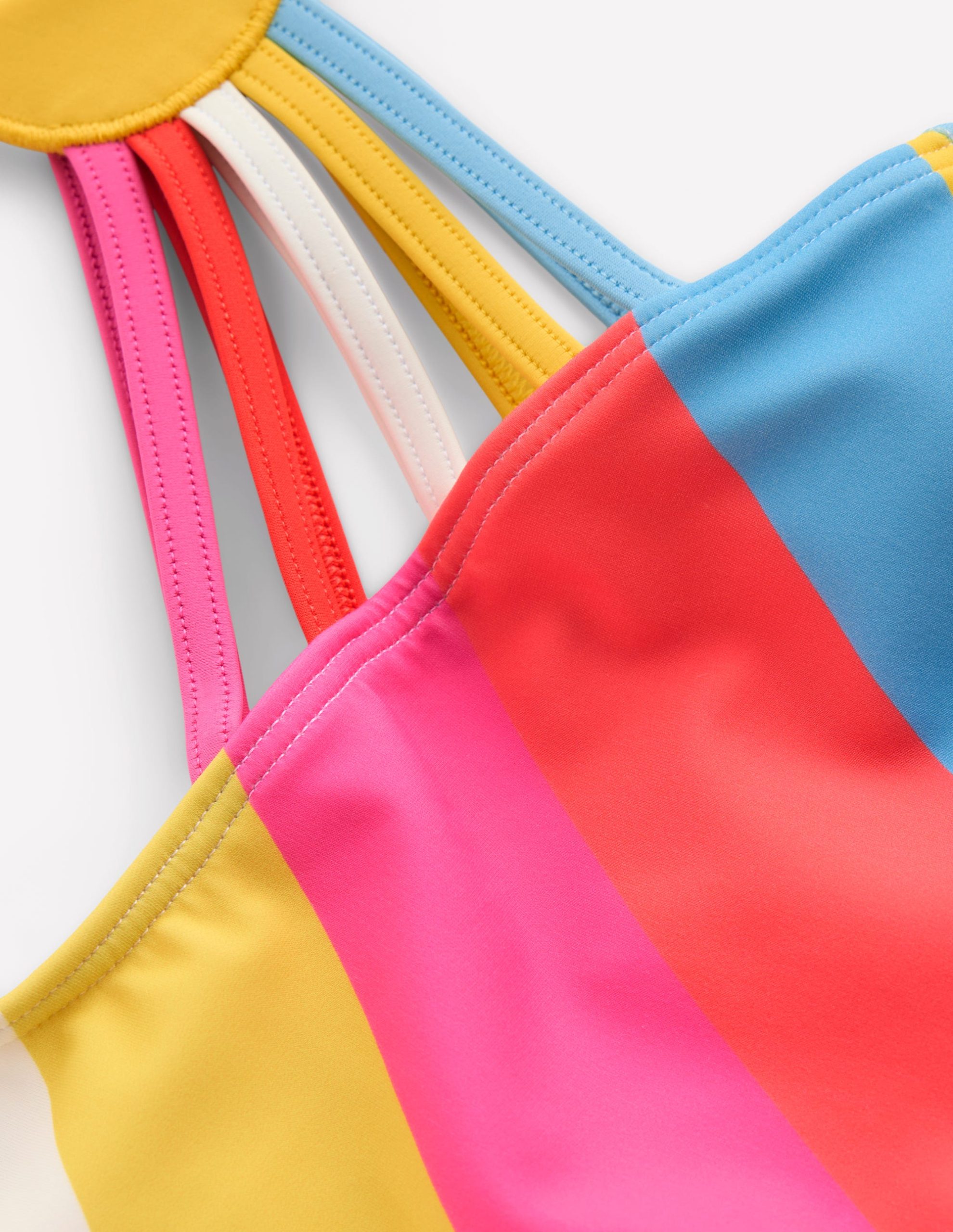 One Shoulder Ray Swimsuit-Rainbow - Image 5