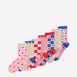 7-pack Socks-hearts