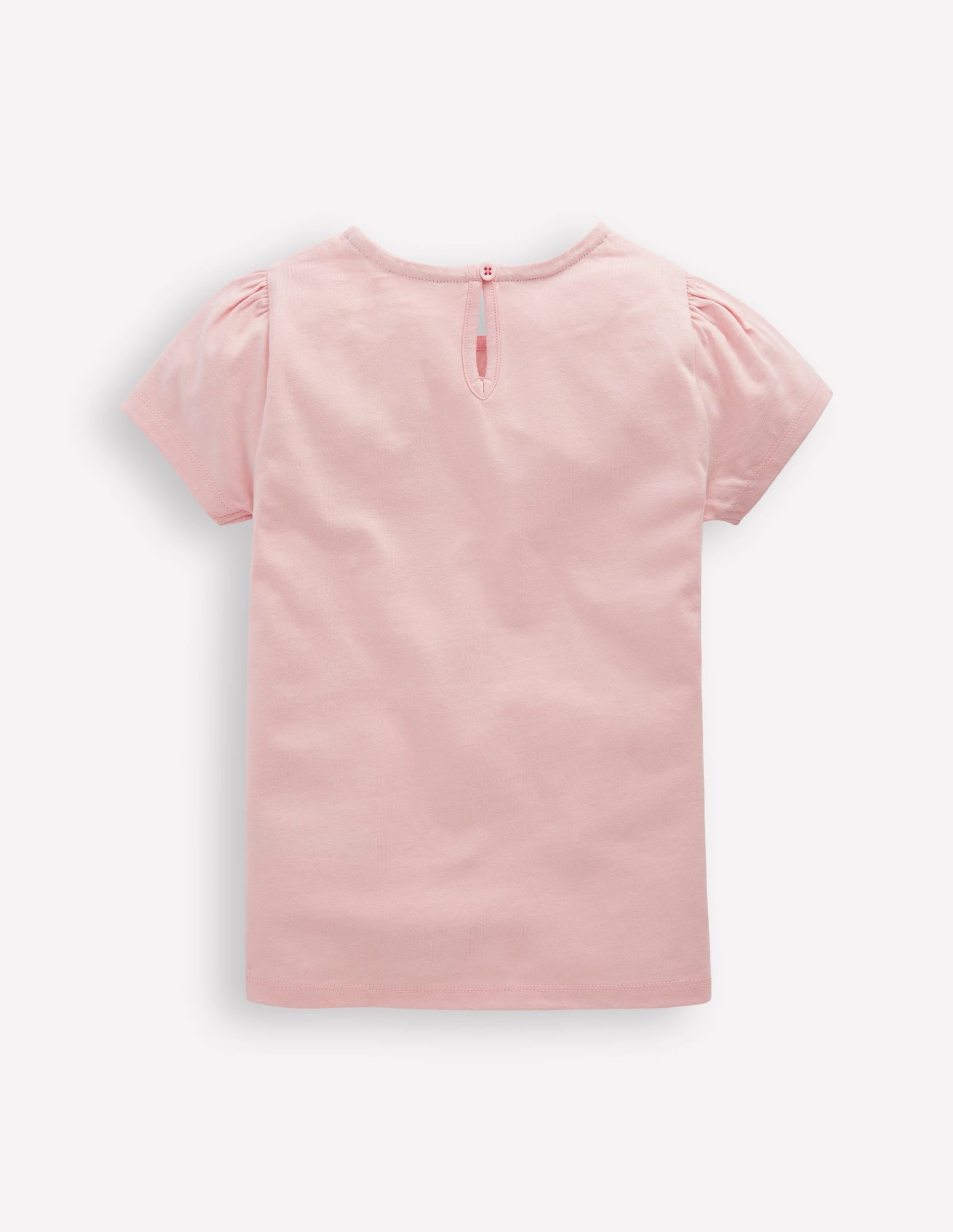 Puff Sleeve Superstitch Top-French Pink Ballet Shoes - Image 2