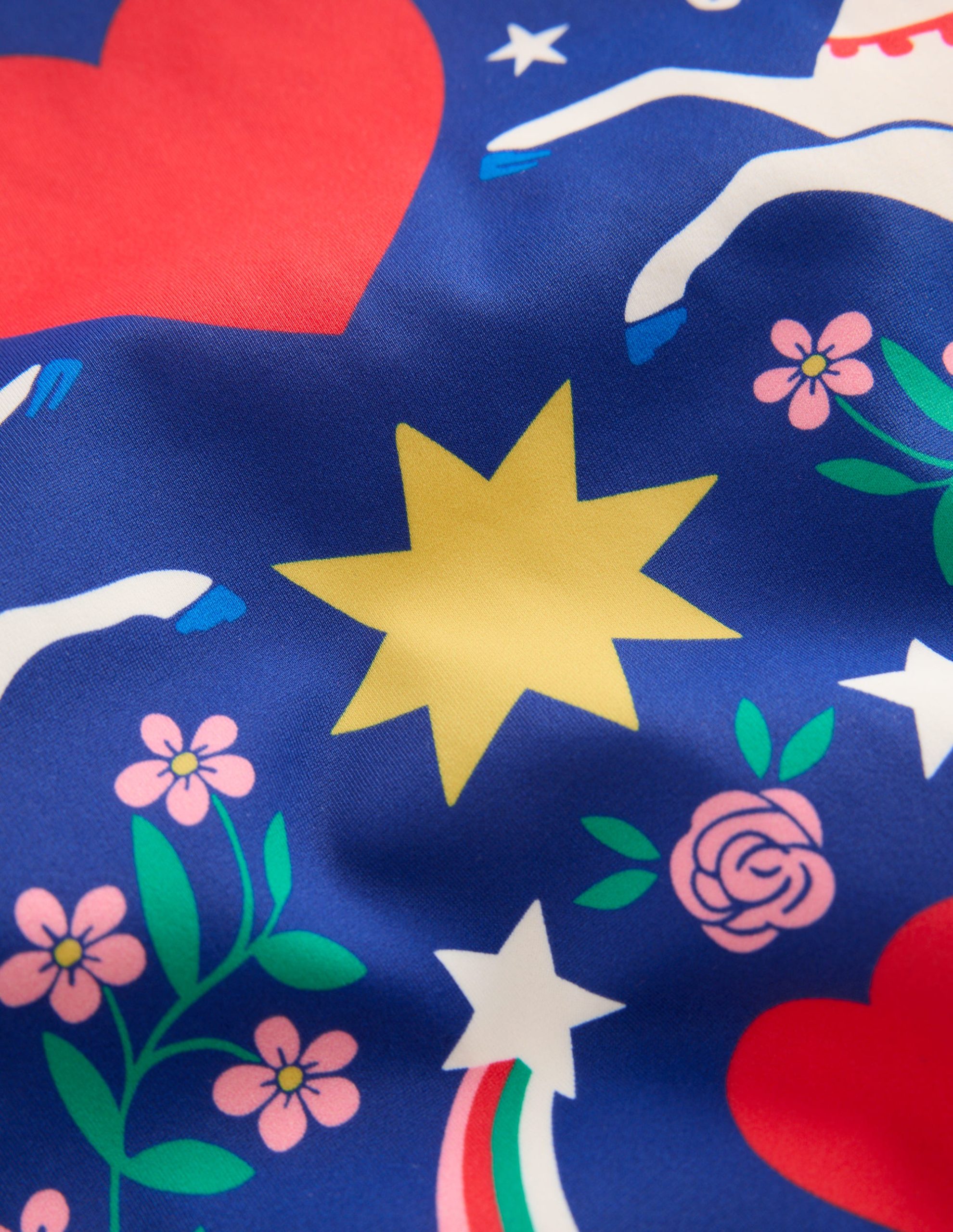 Hallie Frill Strap Swimsuit-Sapphire Blue Unicorn - Image 3