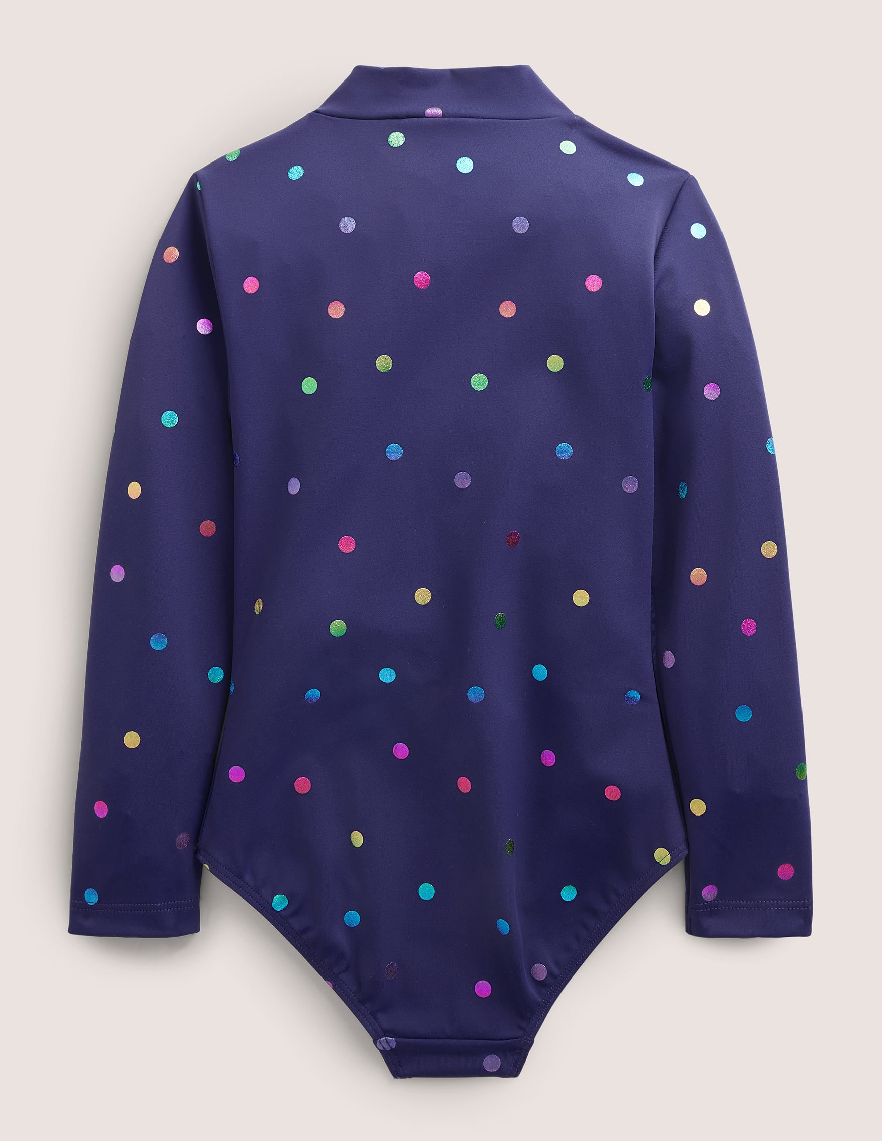 Long-sleeved Swimsuit-Rainbow Foil Confetti Spot - Image 2