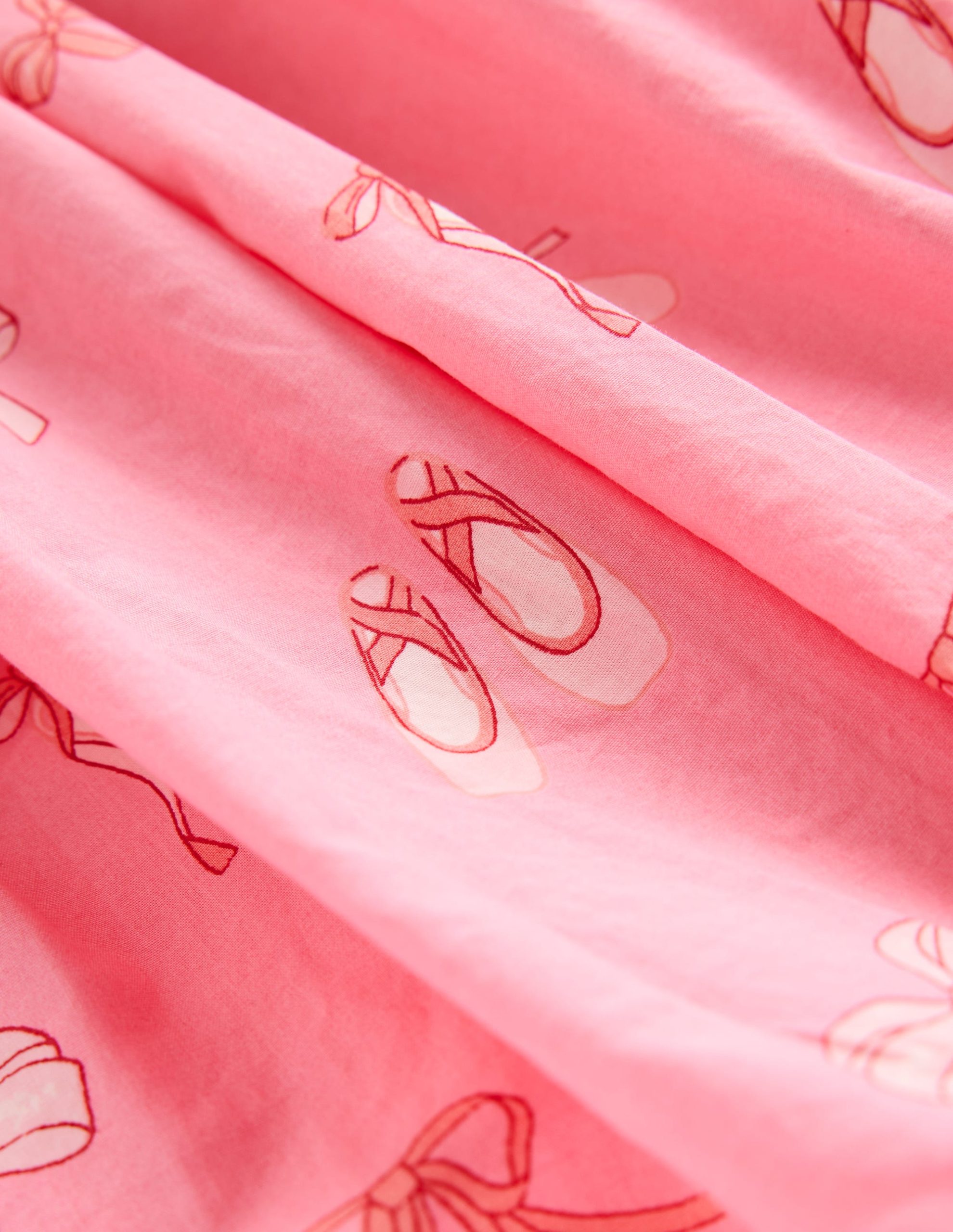Bubble Hem Rib Dress-Vintage Pink Ballet Shoes - Image 3