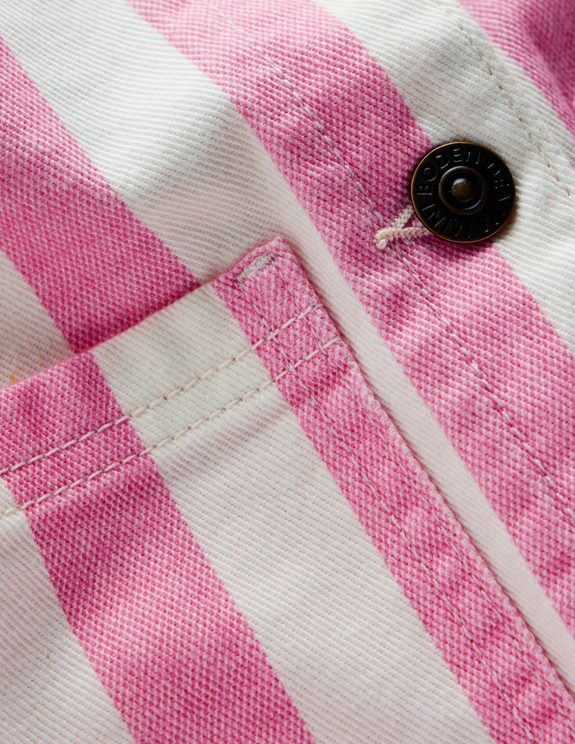 Denim Jacket-Pink Stripes - Image 6