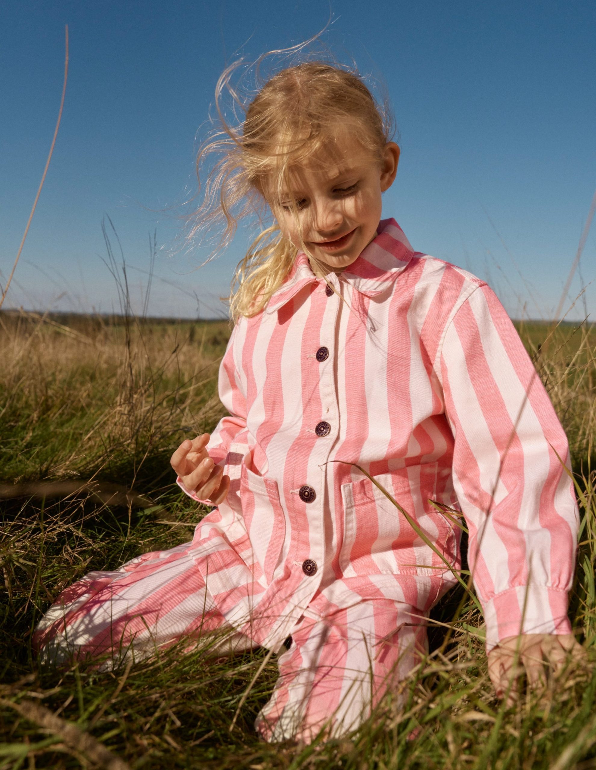 Denim Jacket-Pink Stripes - Image 8