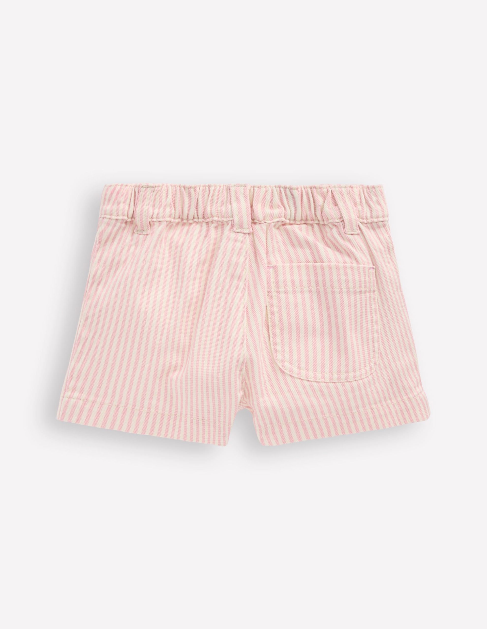 Patch Pocket Shorts-Pink Ticking Stripe - Image 2