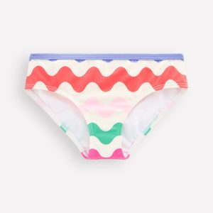 Patterned Bikini Bottoms-Multi Wave