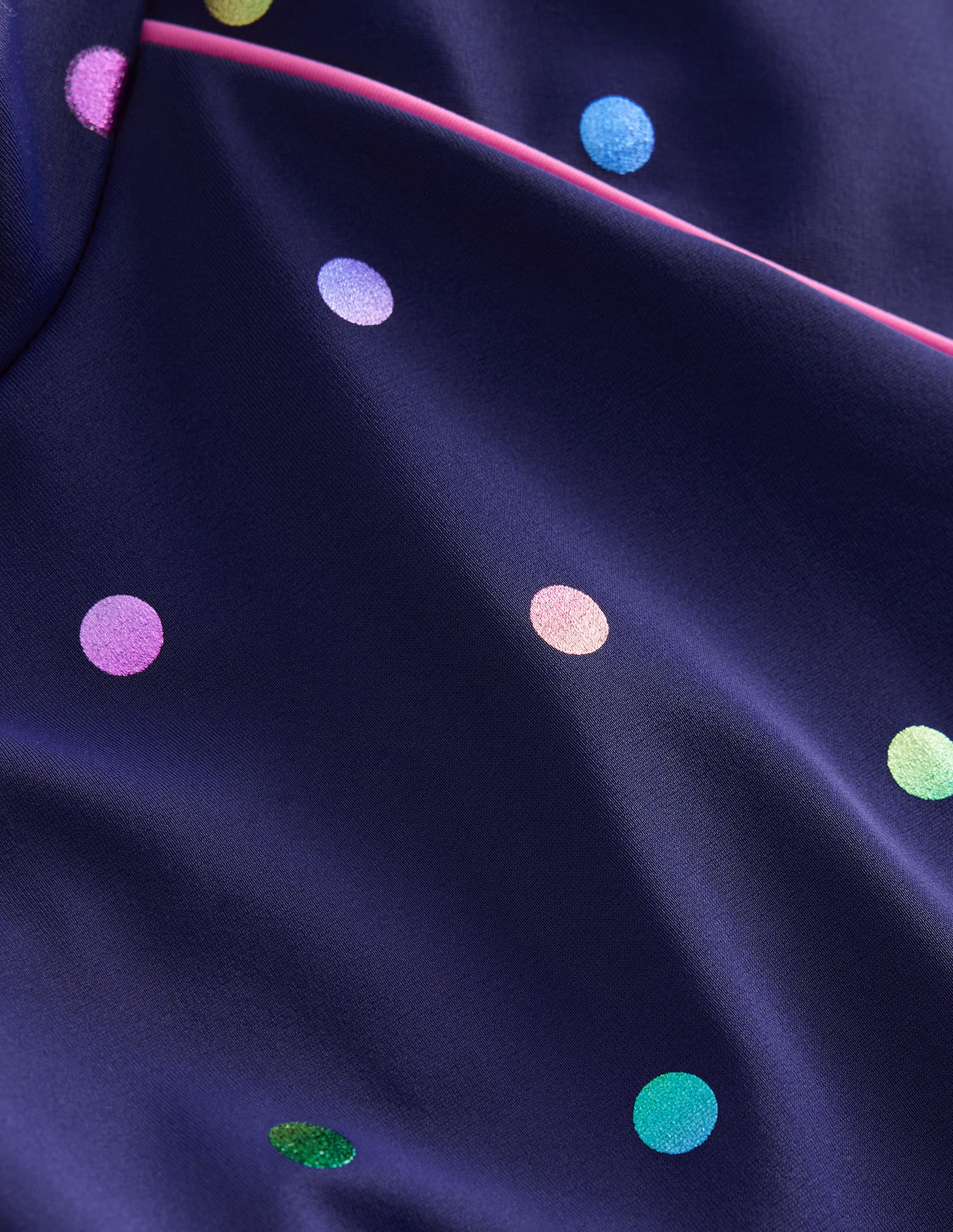 Sunsafe Patterned Rash Vest-Rainbow Foil Confetti Spot - Image 3