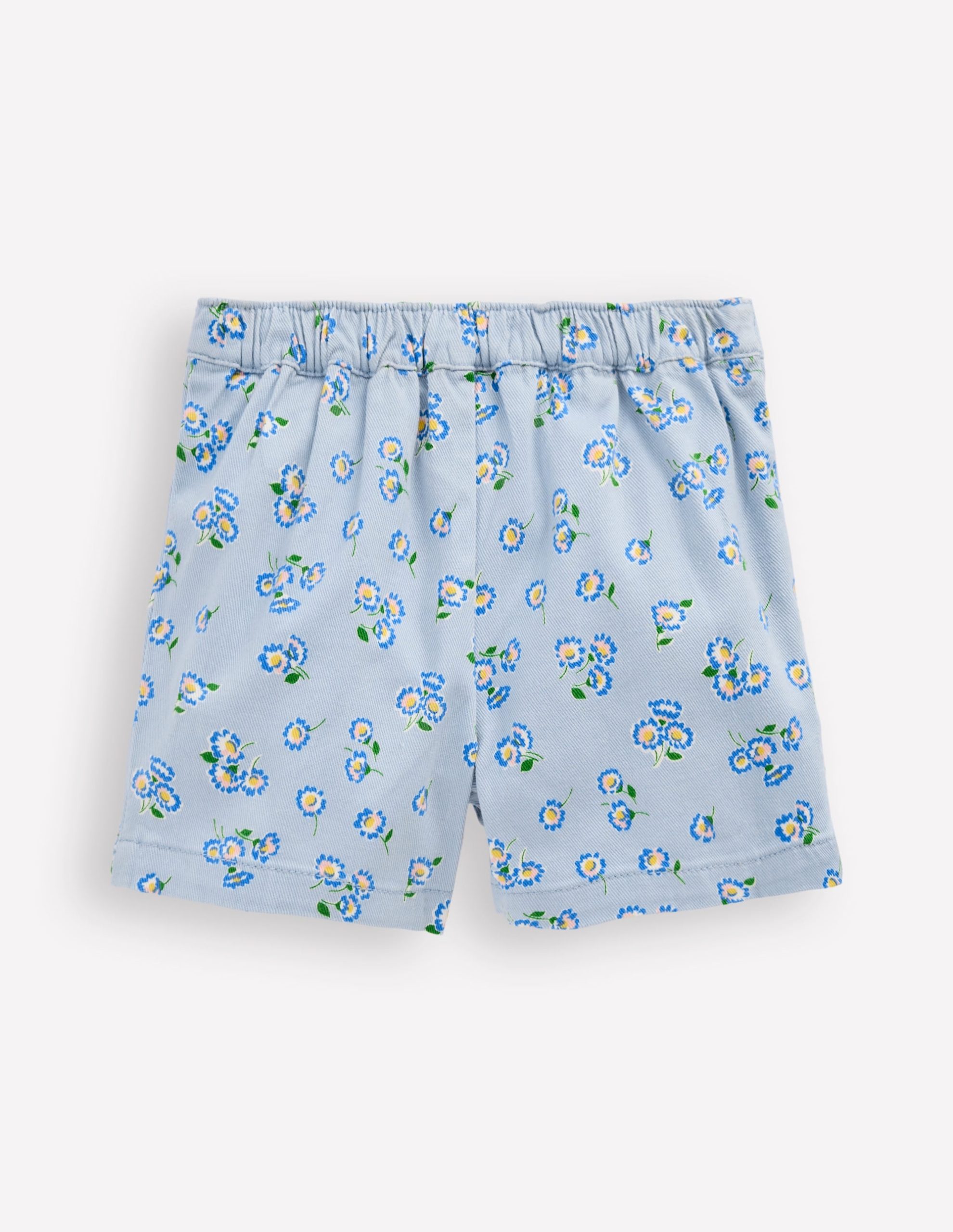 Wrap Woven Skort-Misty Blue Daisy - Image 2