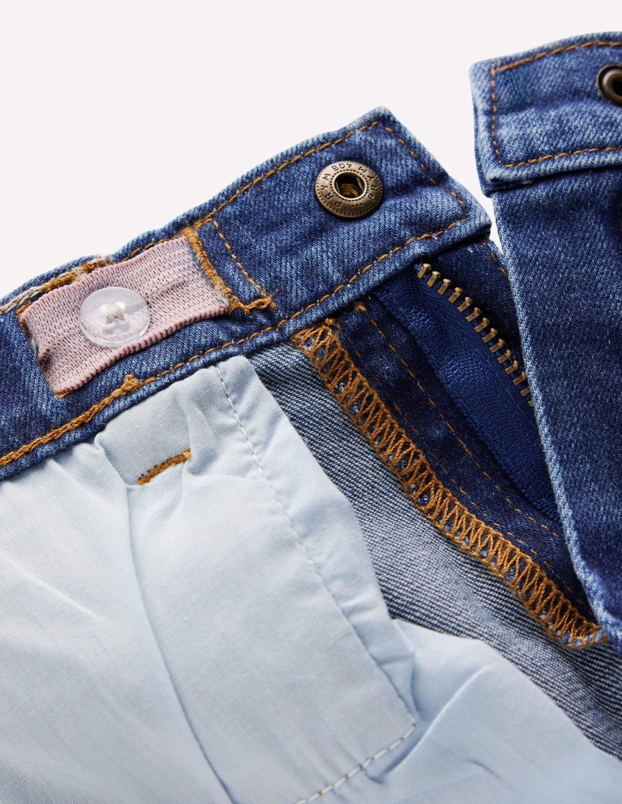 Wide Leg Jeans-Heart Checkerboard Denim - Image 4