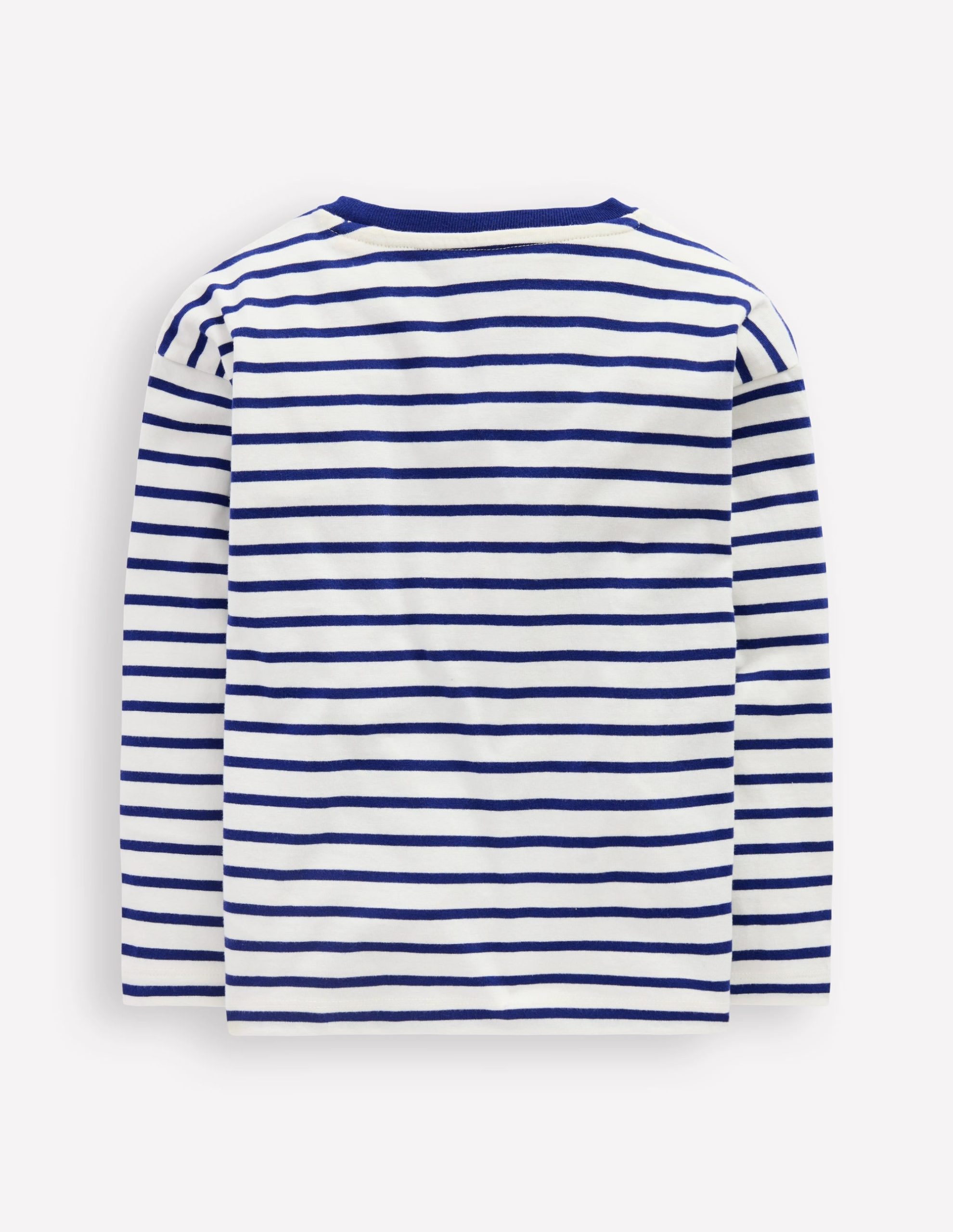 Stripe Breton-Ivory/College Navy - Image 2