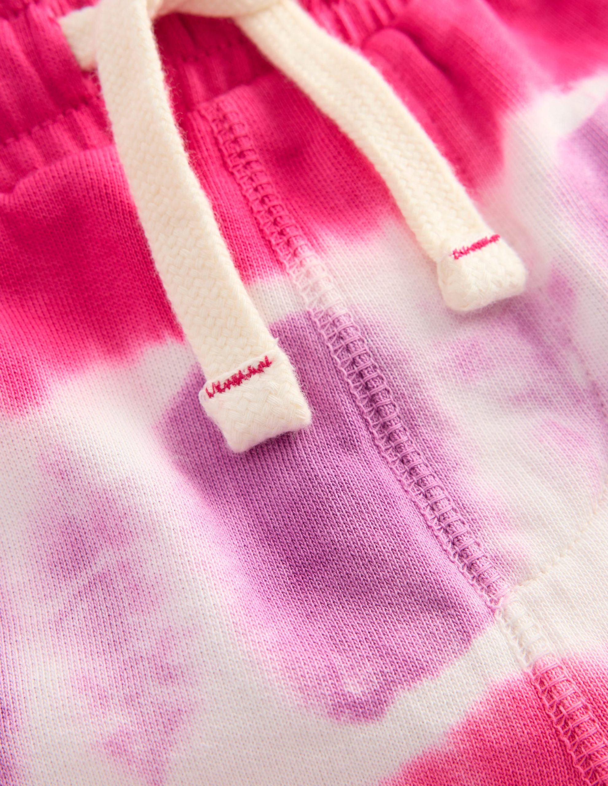 Printed Jersey Shorts-Pink Tie Dye - Image 3