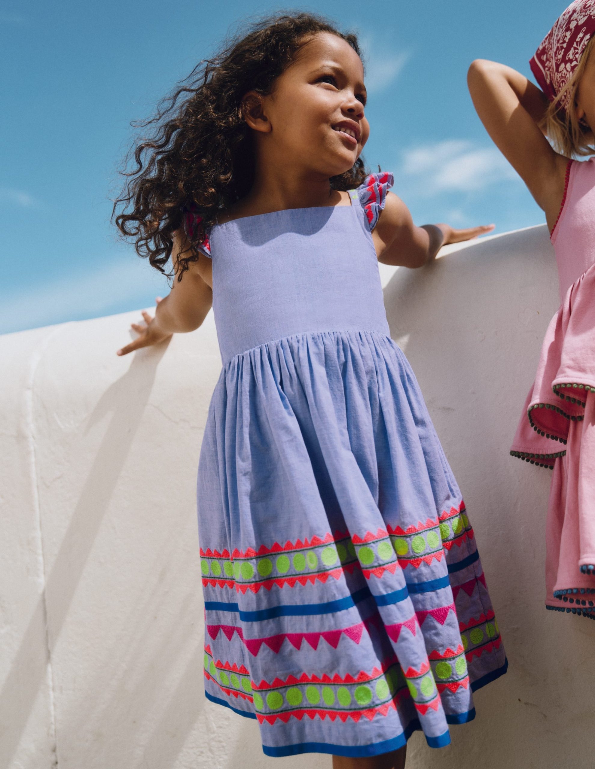 Annalisa Twirly Sundress-Aztec Print - Image 4