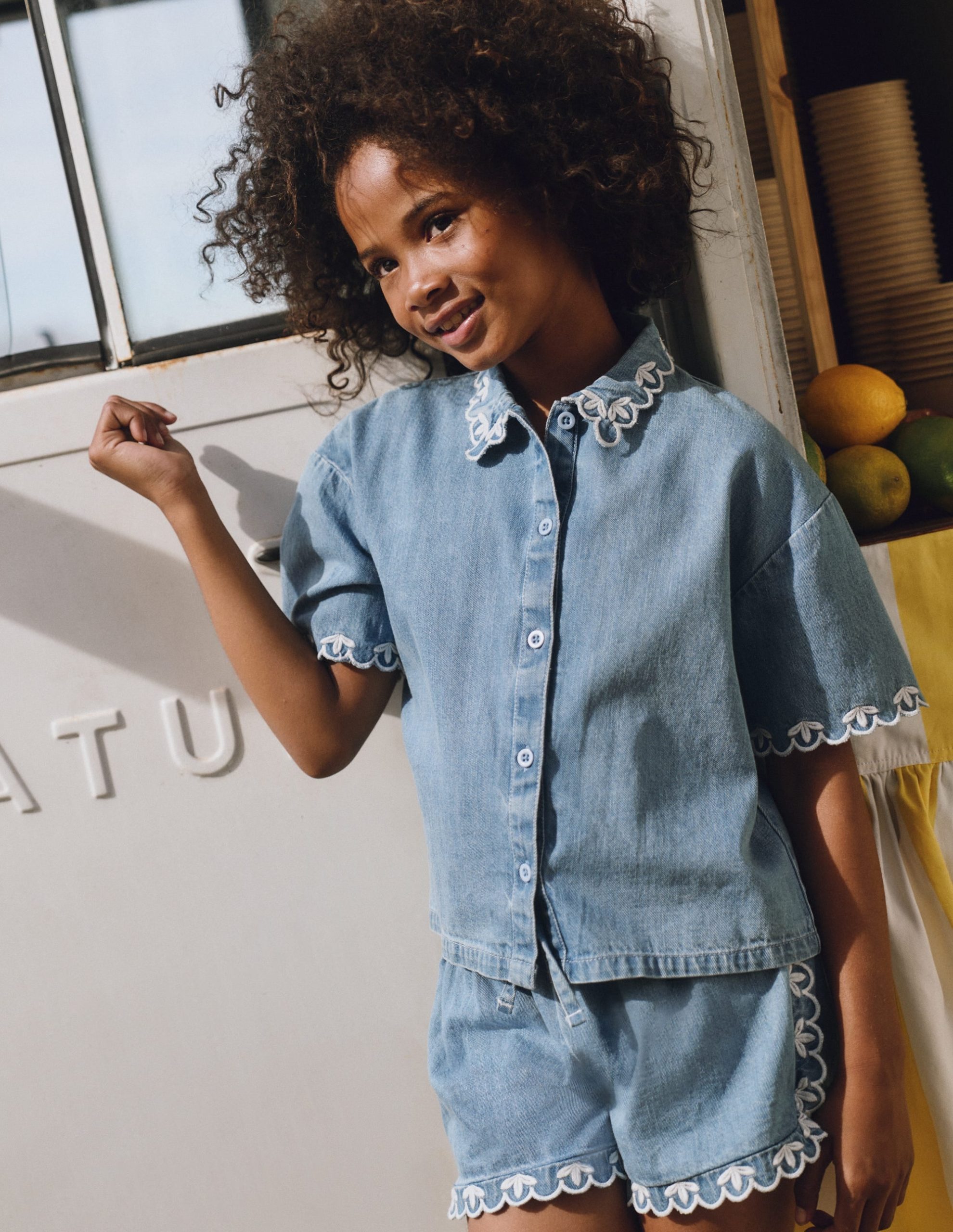 Short Sleeve Relaxed Shirt-Mid Vintage - Image 4