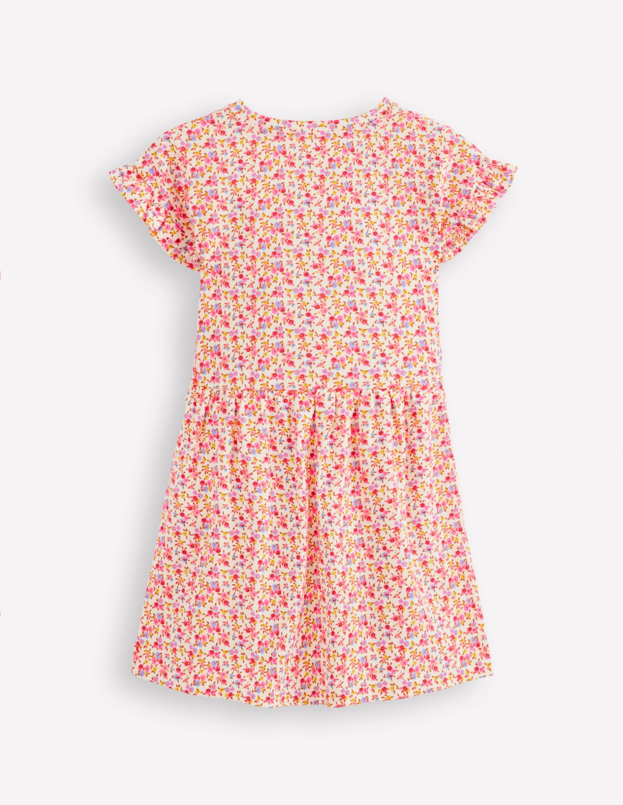 Jersey T-Shirt Dress-Ditsy Floral - Image 2