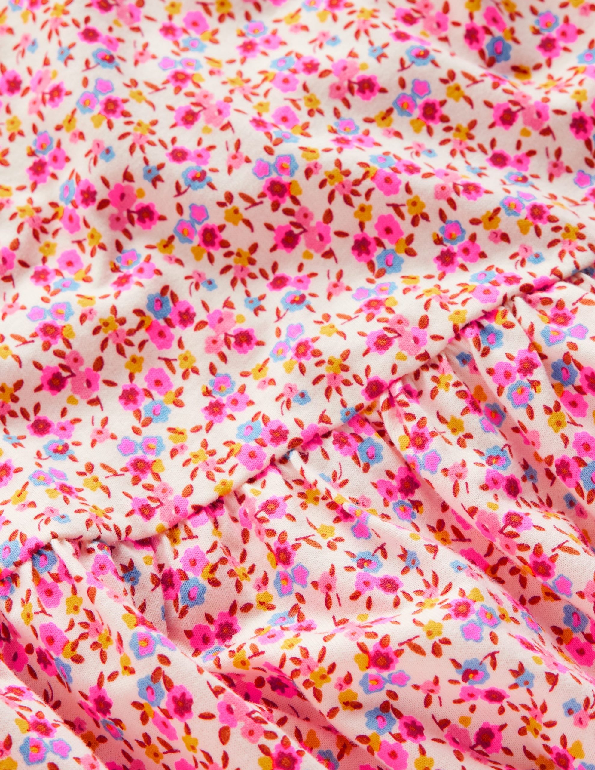 Jersey T-Shirt Dress-Ditsy Floral - Image 3