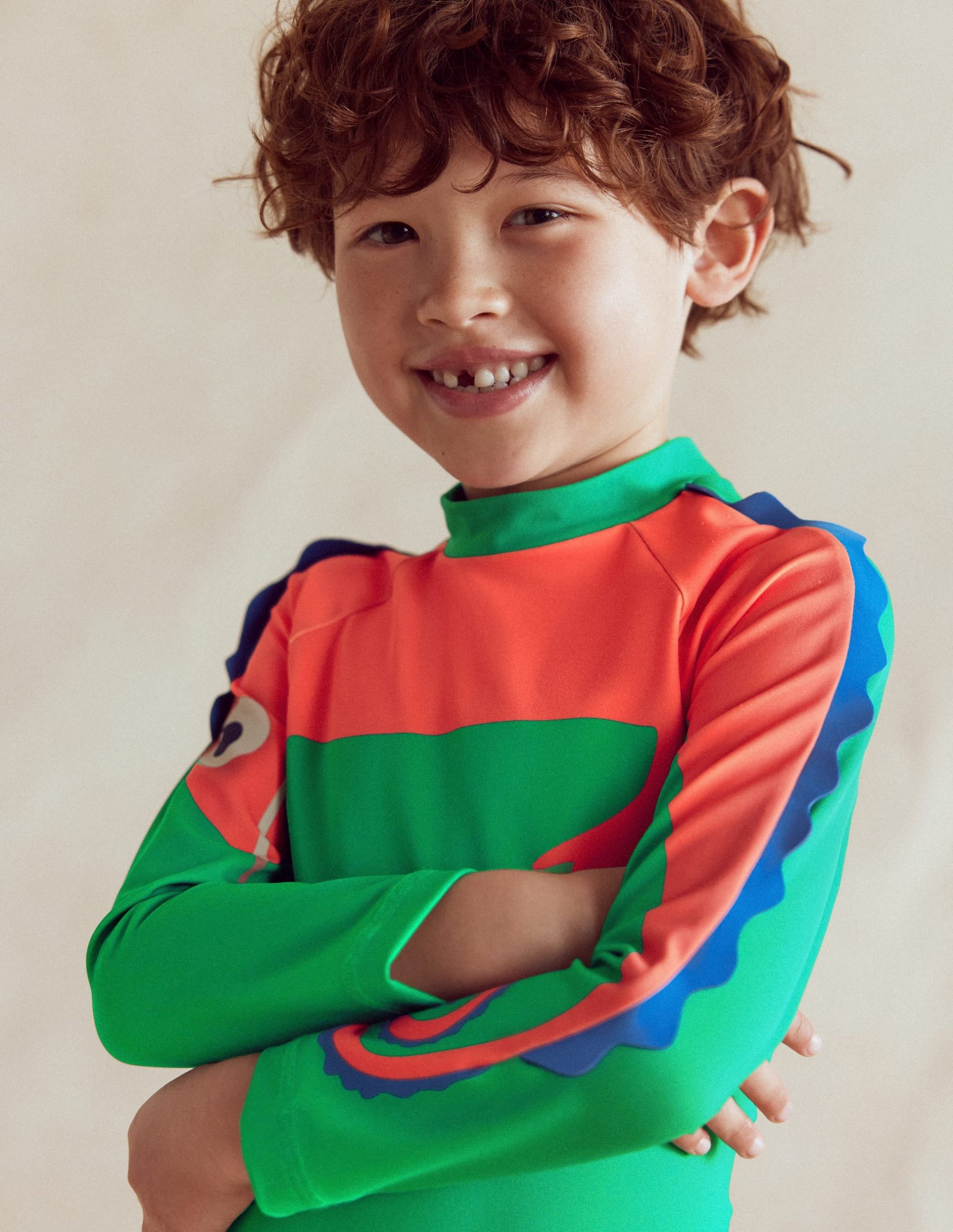 Sun Safe Fun Rash Vest-Shady Green Chameleon - Image 2