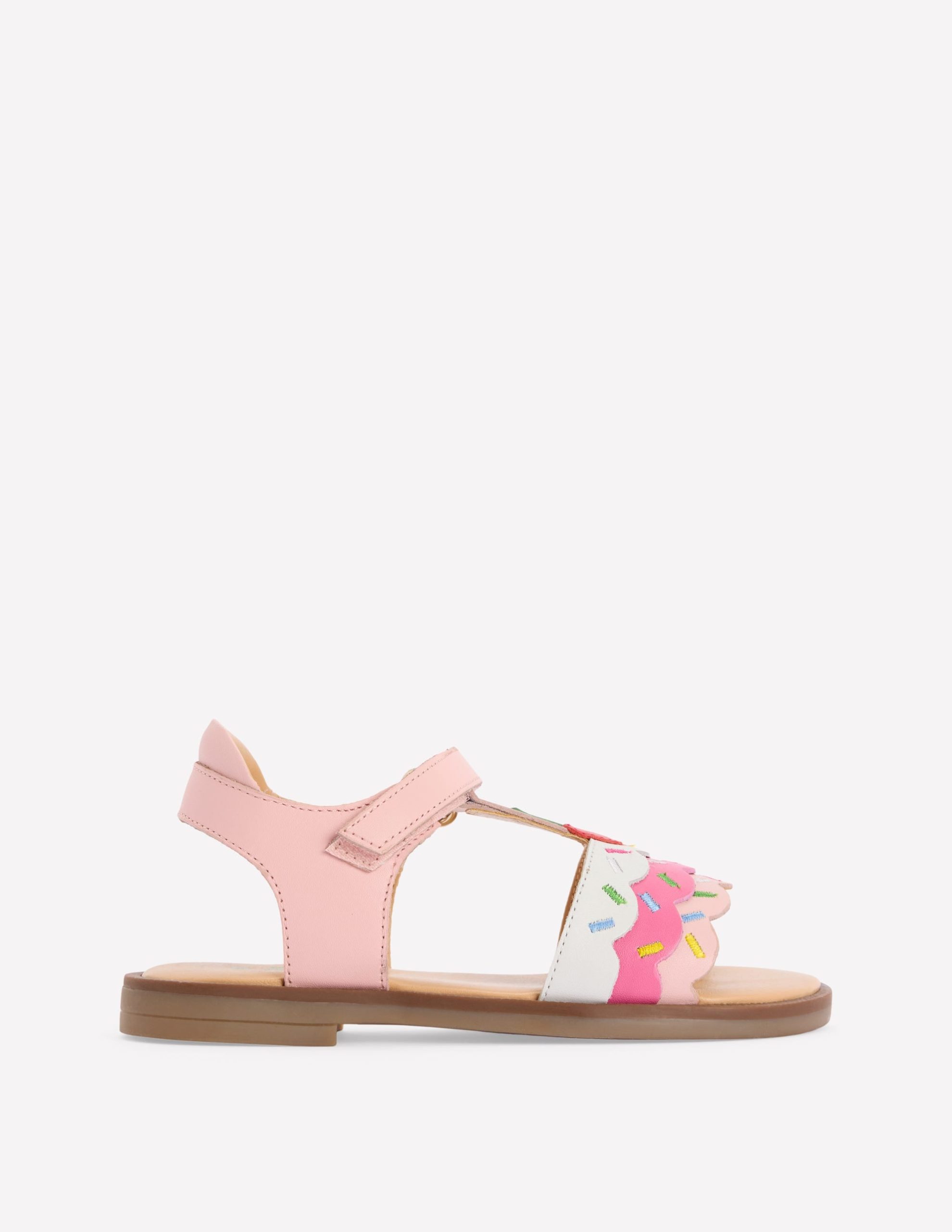 Fun Leather Sandals-Ice Cream - Image 2