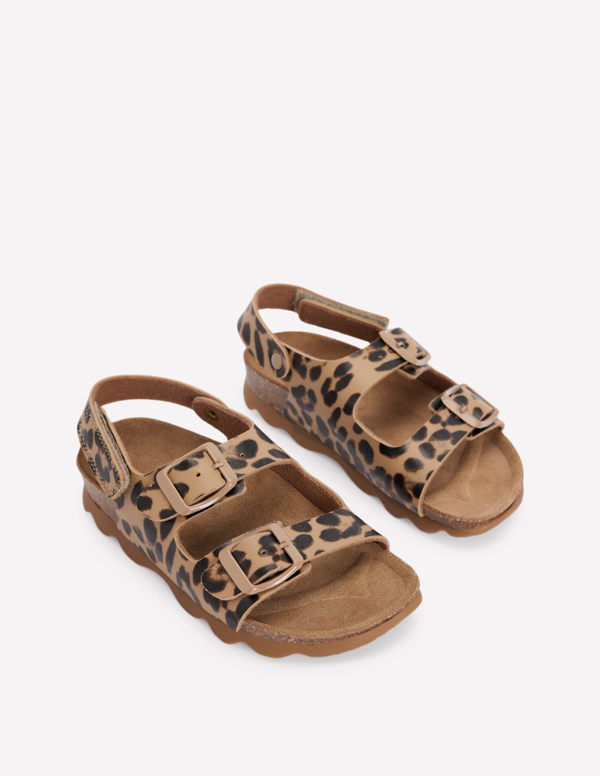 Colourblock Sandals-Leopard - Image 2