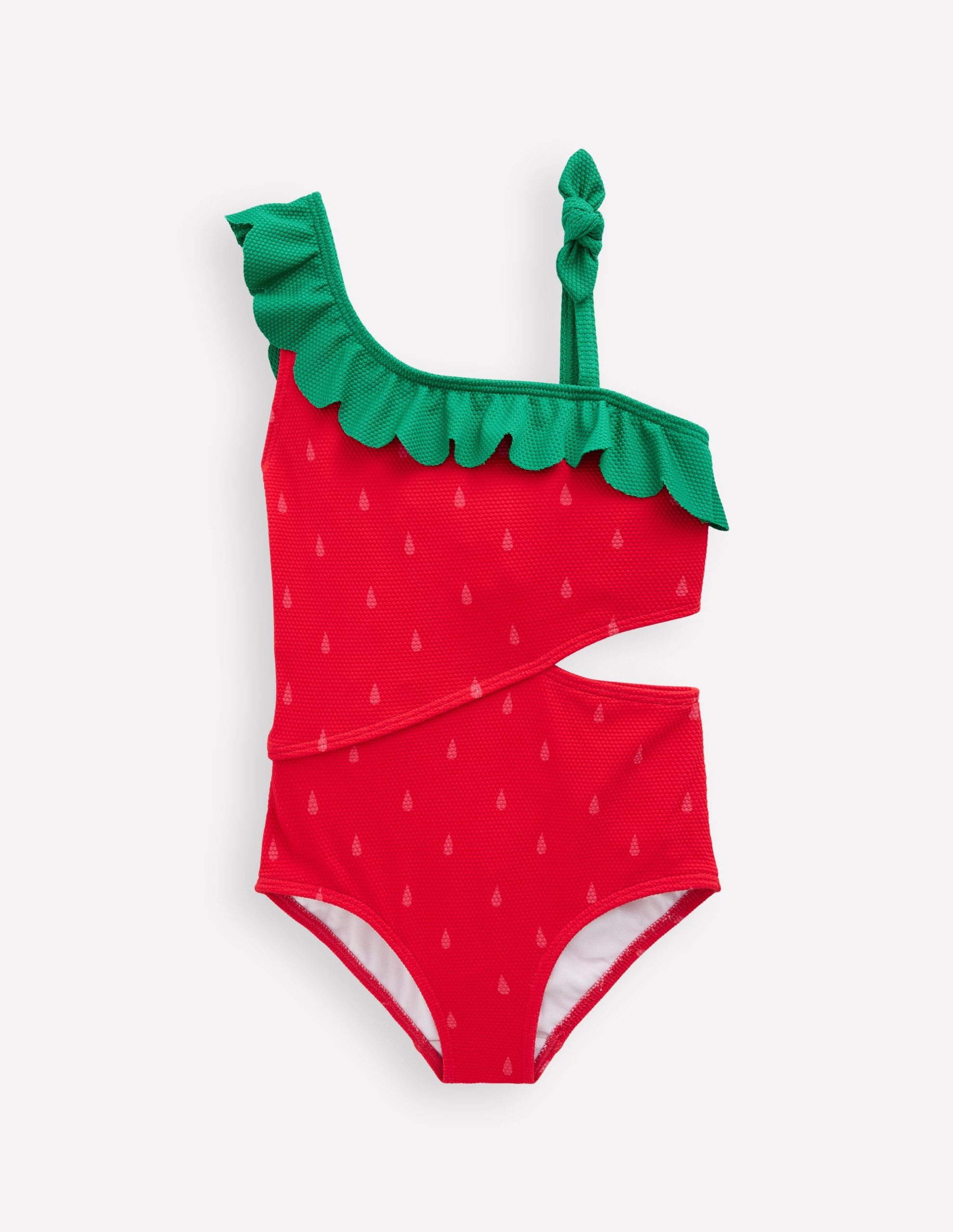 Lettice Cut Out Swimsuit-Strawberry - Image 2