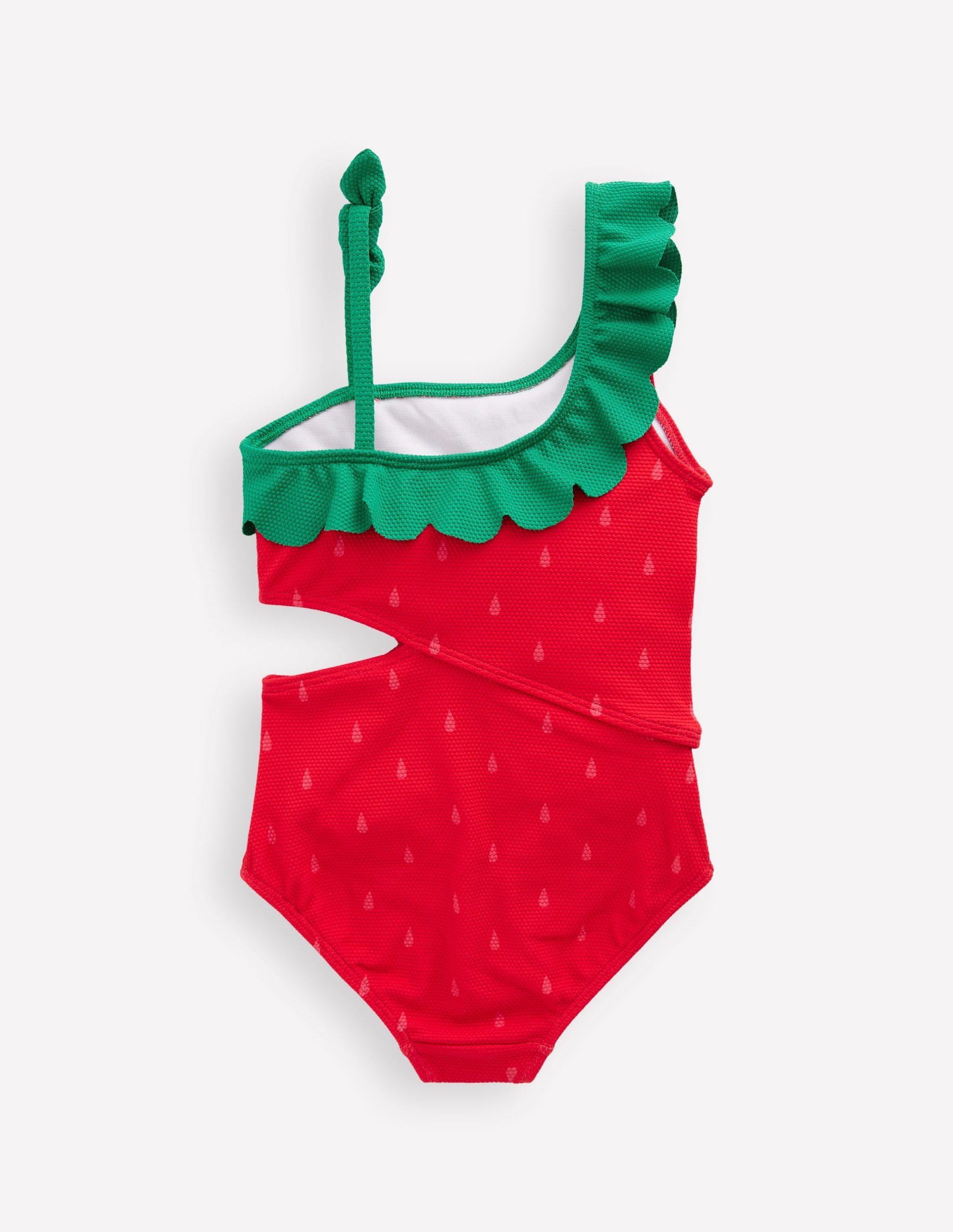Lettice Cut Out Swimsuit-Strawberry - Image 3
