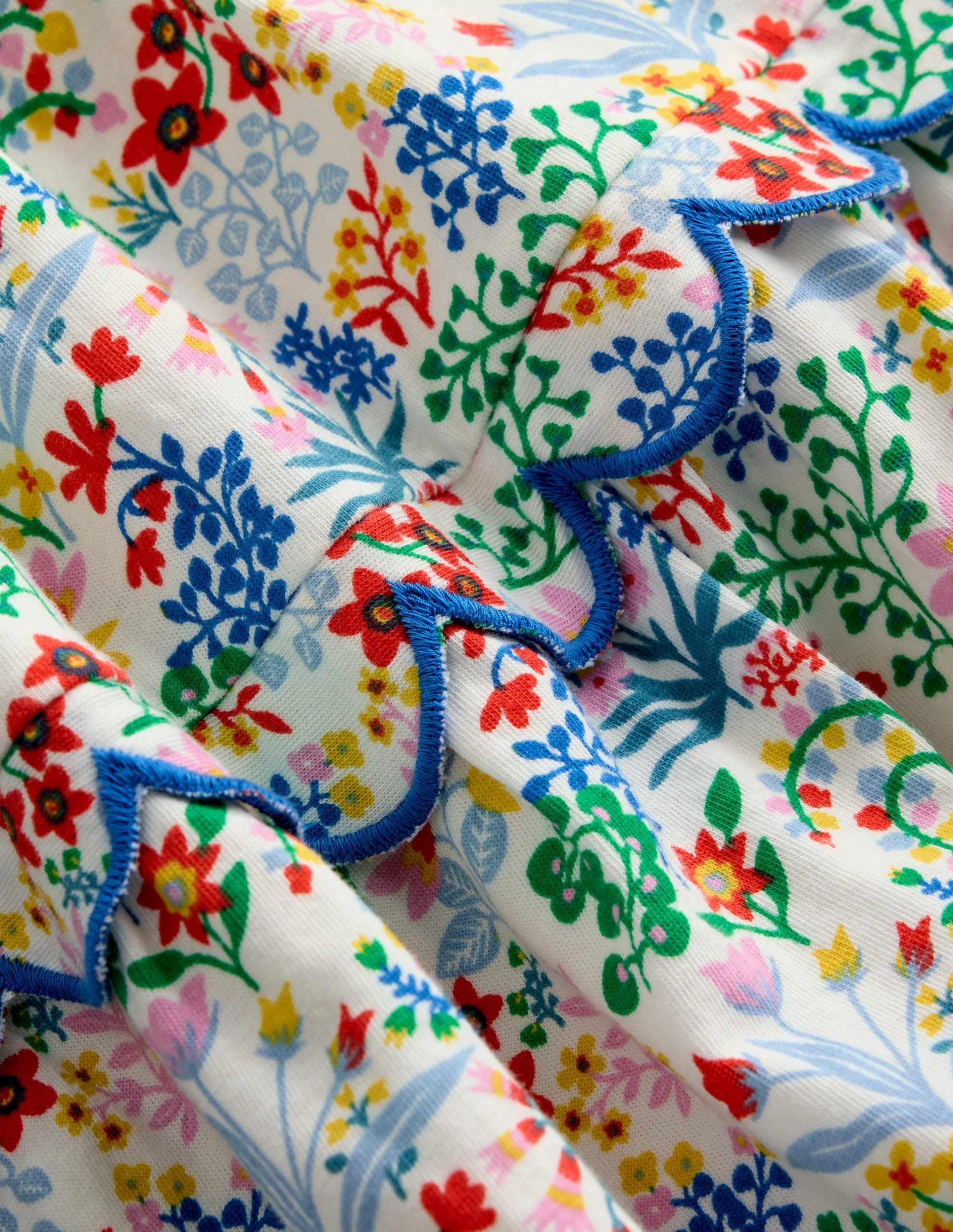 Scallop Tiered Sundress-Floral - Image 3