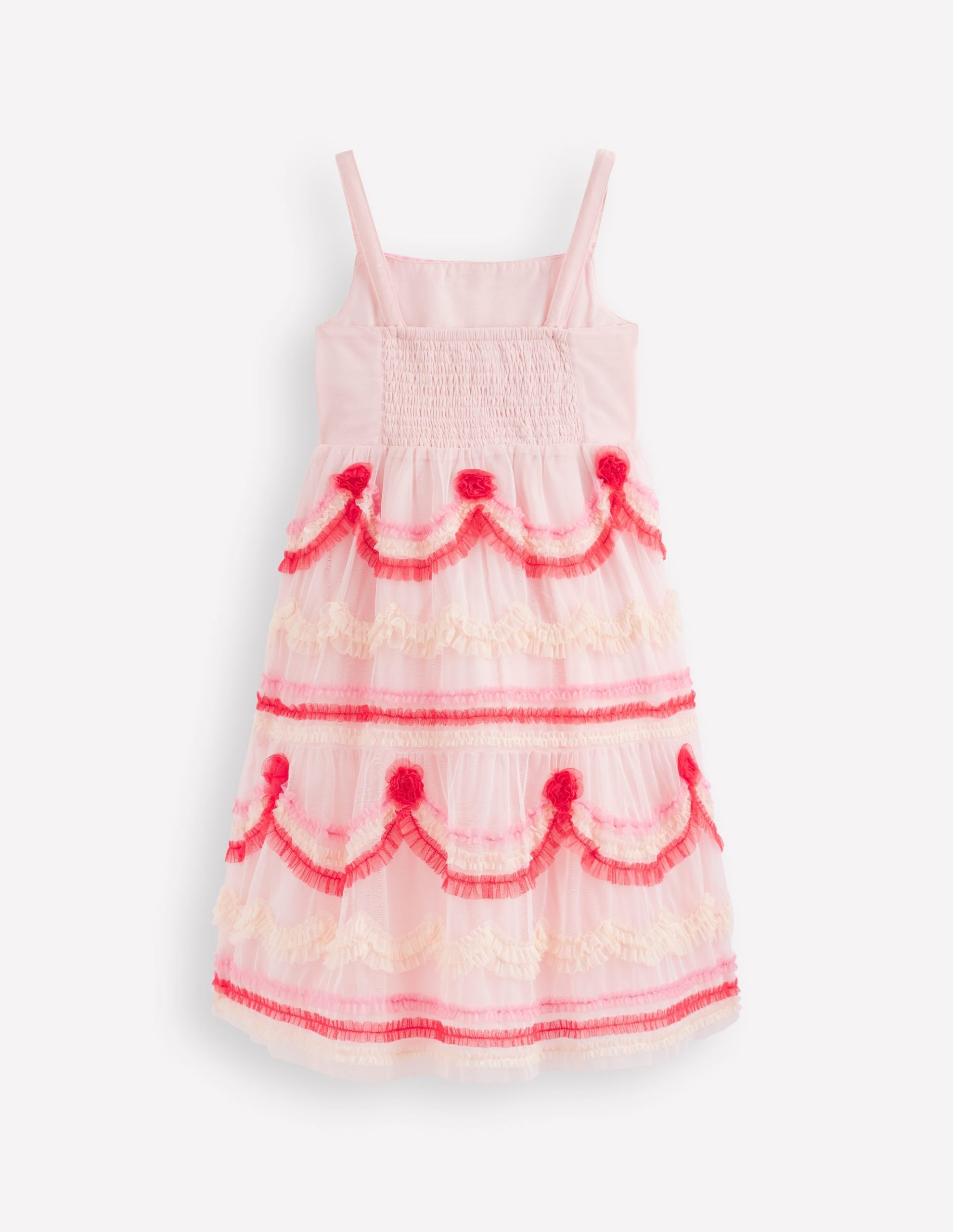 Tiered Cake Tulle Dress-Chalk Pink Cake - Image 5