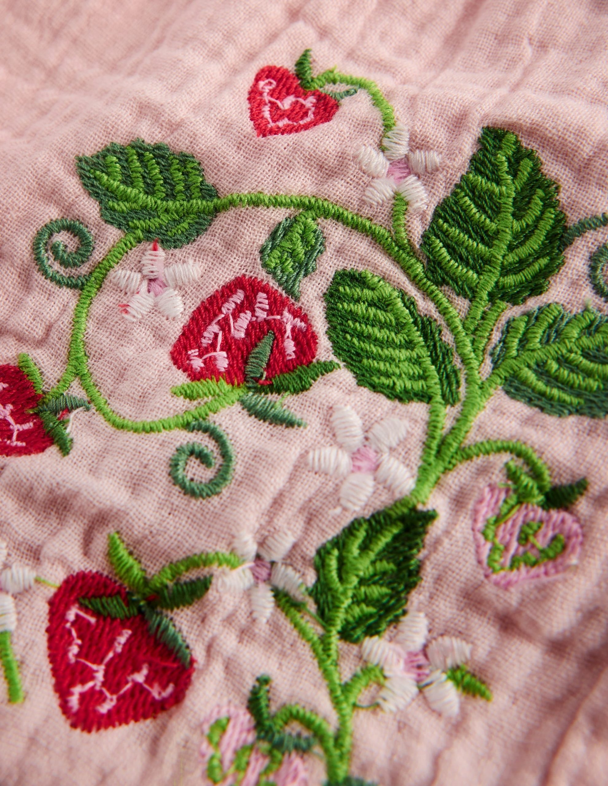 Frill Woven Shorts-Lotus Strawberry - Image 5