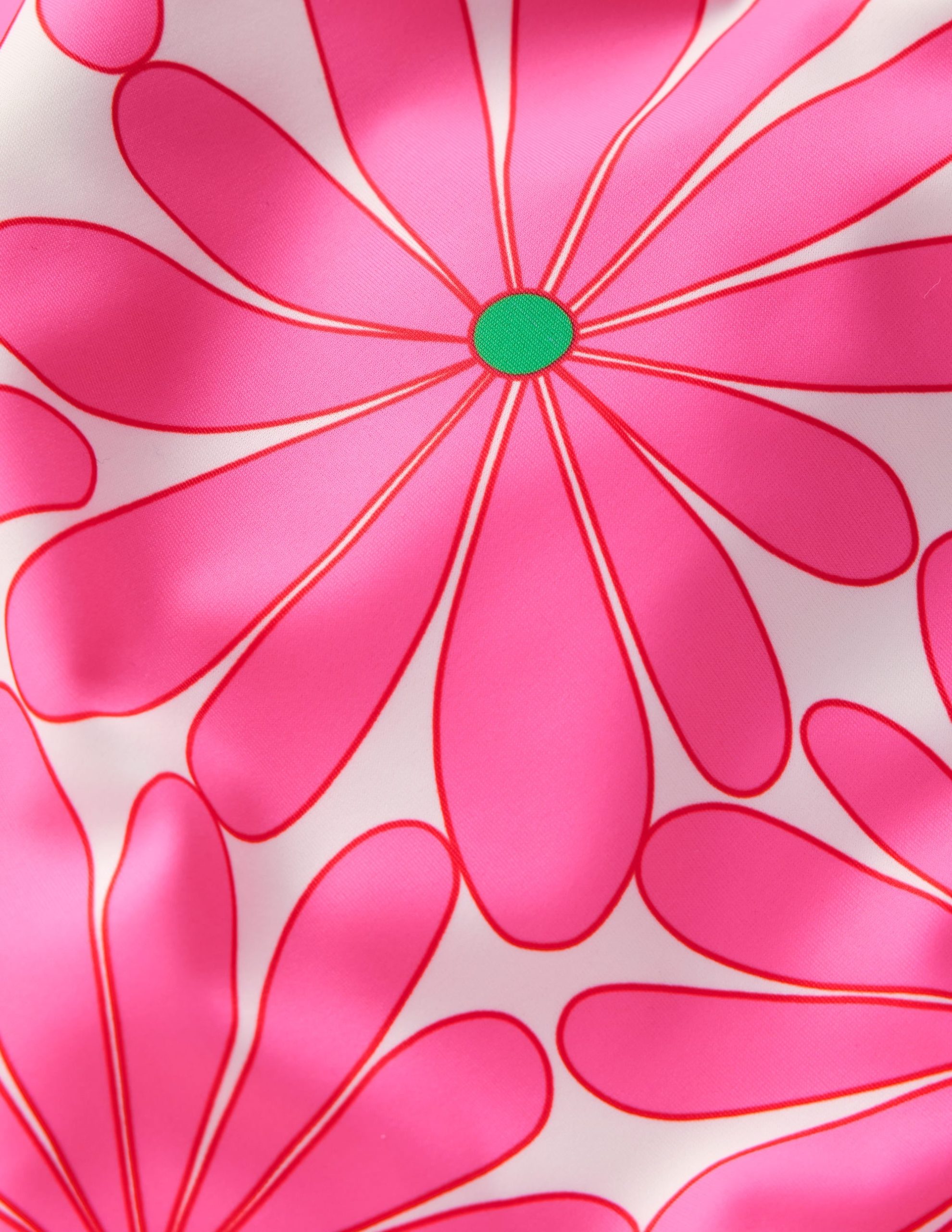 Cross-Back Tankini Top-Festival Pink Daisy - Image 3
