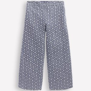 Occasion Pants-Chambray Broderie