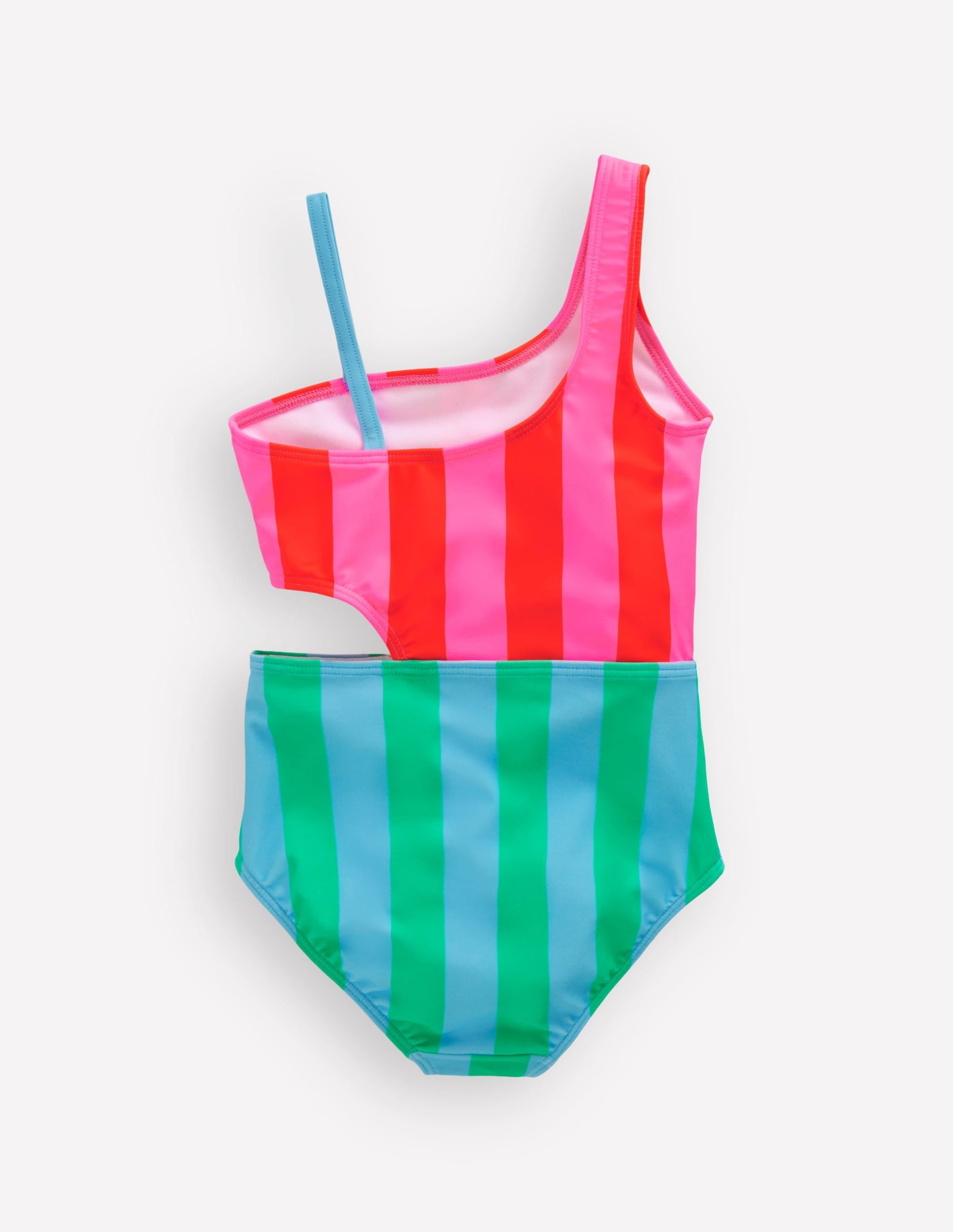 Cut Out Swimsuit-Multi Stripe - Image 2
