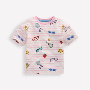 Easy Breton T-shirt-Spring Blossom Pink Holiday