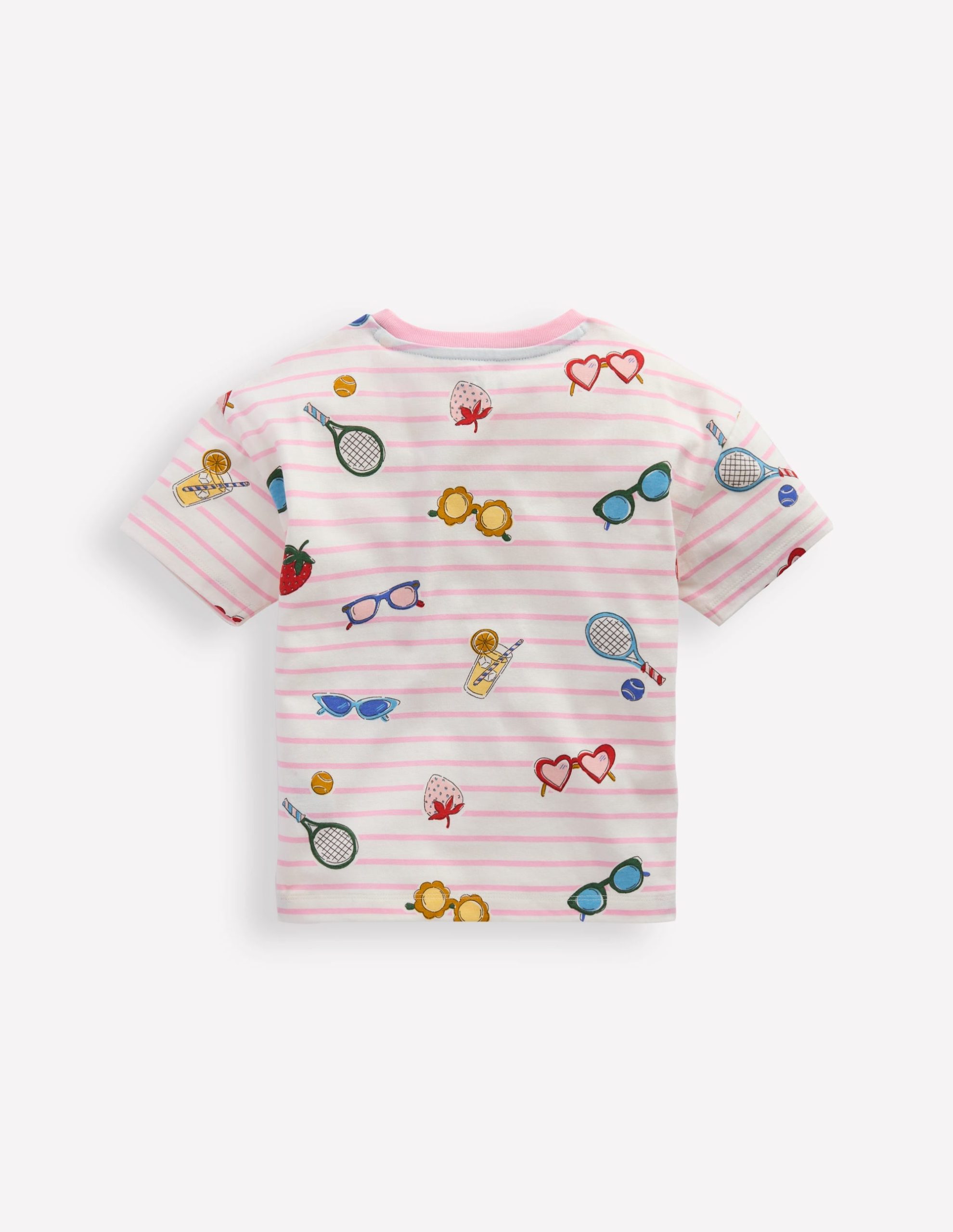 Easy Breton T-shirt-Spring Blossom Pink Holiday - Image 2