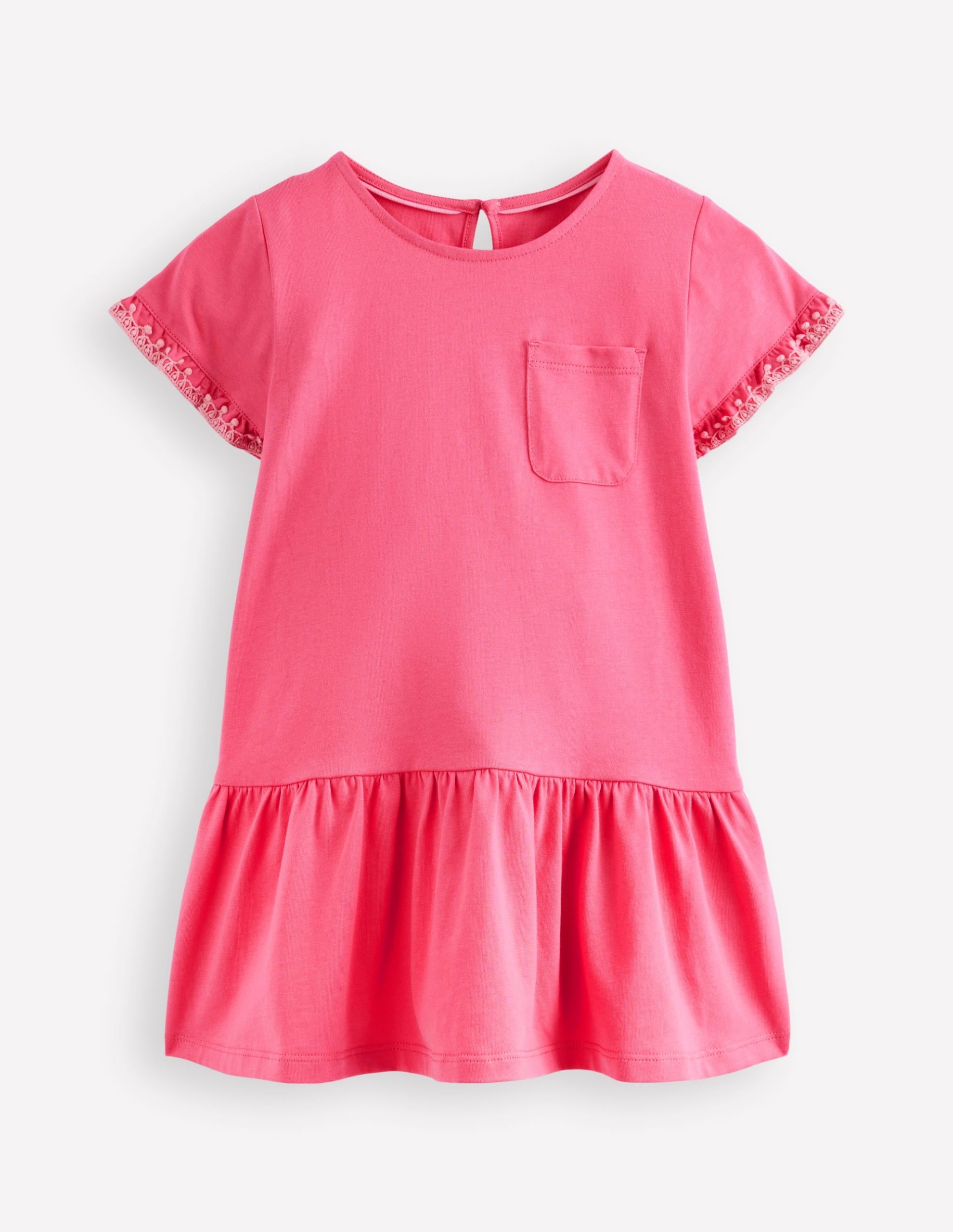 Dropped Sleeve Tunic-Pink