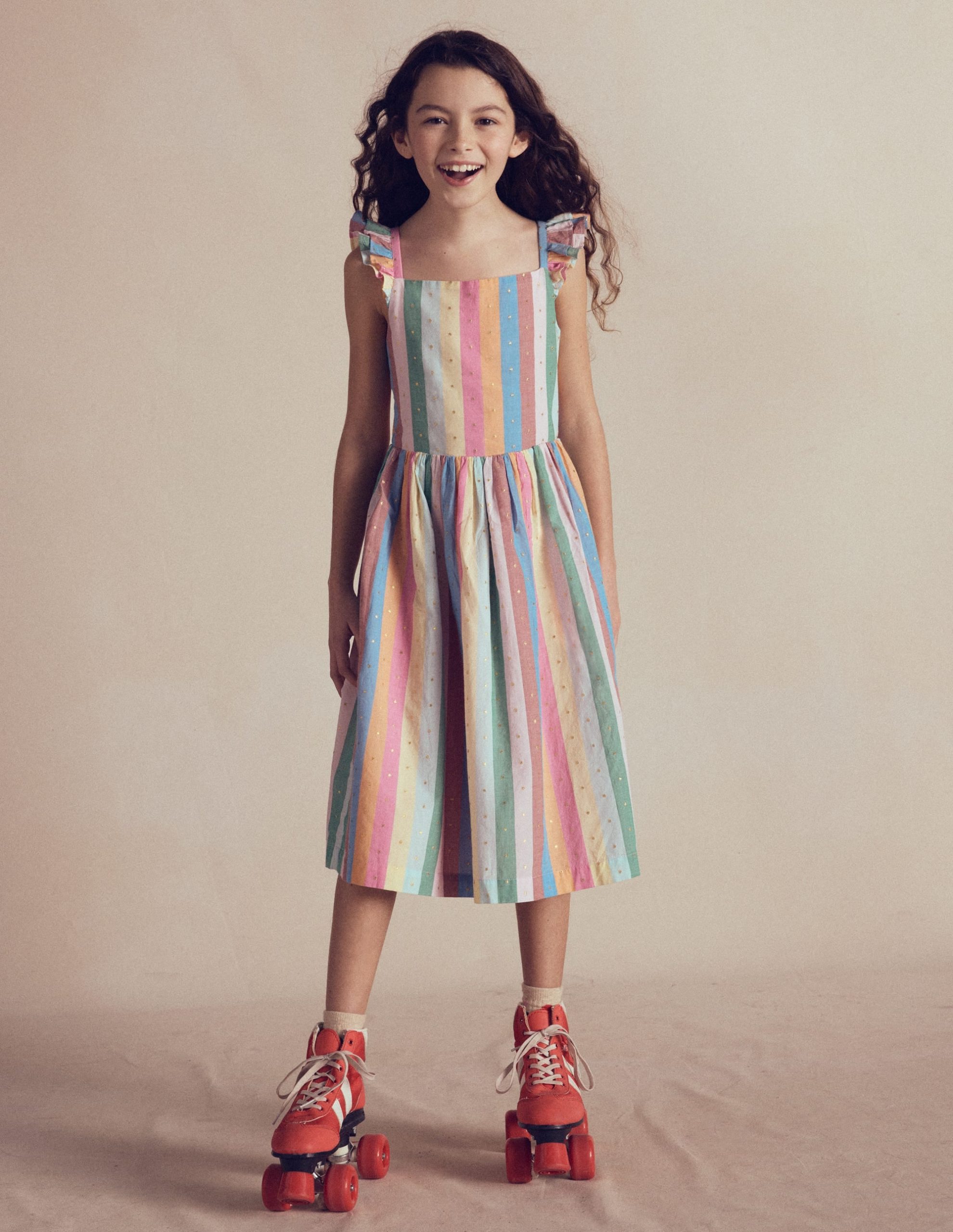 Annalisa Twirly Sundress-Multi Stripe - Image 4