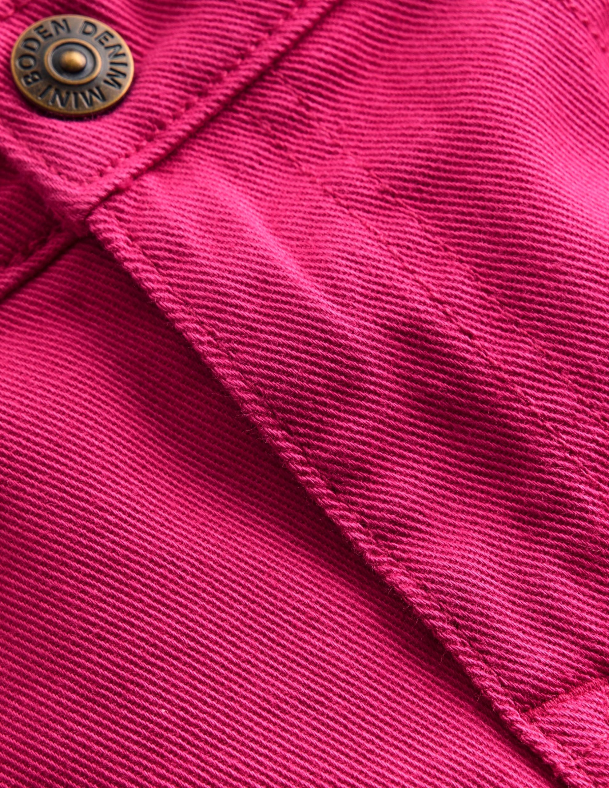 Denim Shorts-Hot Pink - Image 3