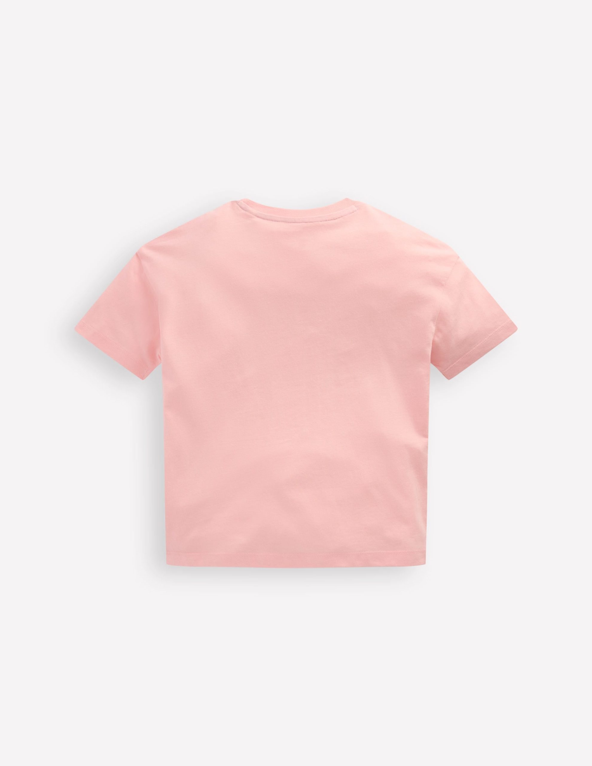 Easy Applique T-shirt-Chalk Pink Heart rainbow - Image 2