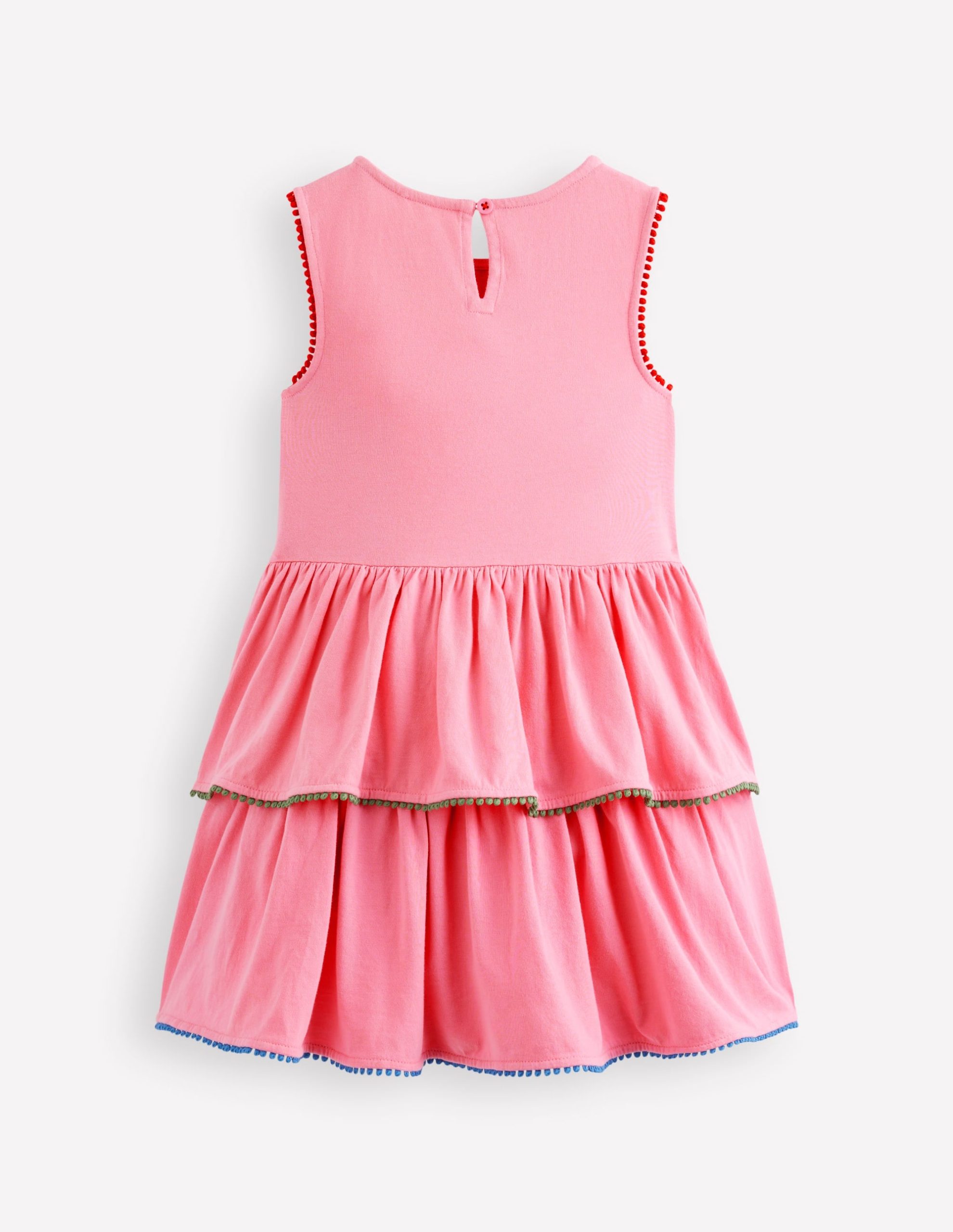 Tiered Jersey Sundress-Bubblegum Pink - Image 2