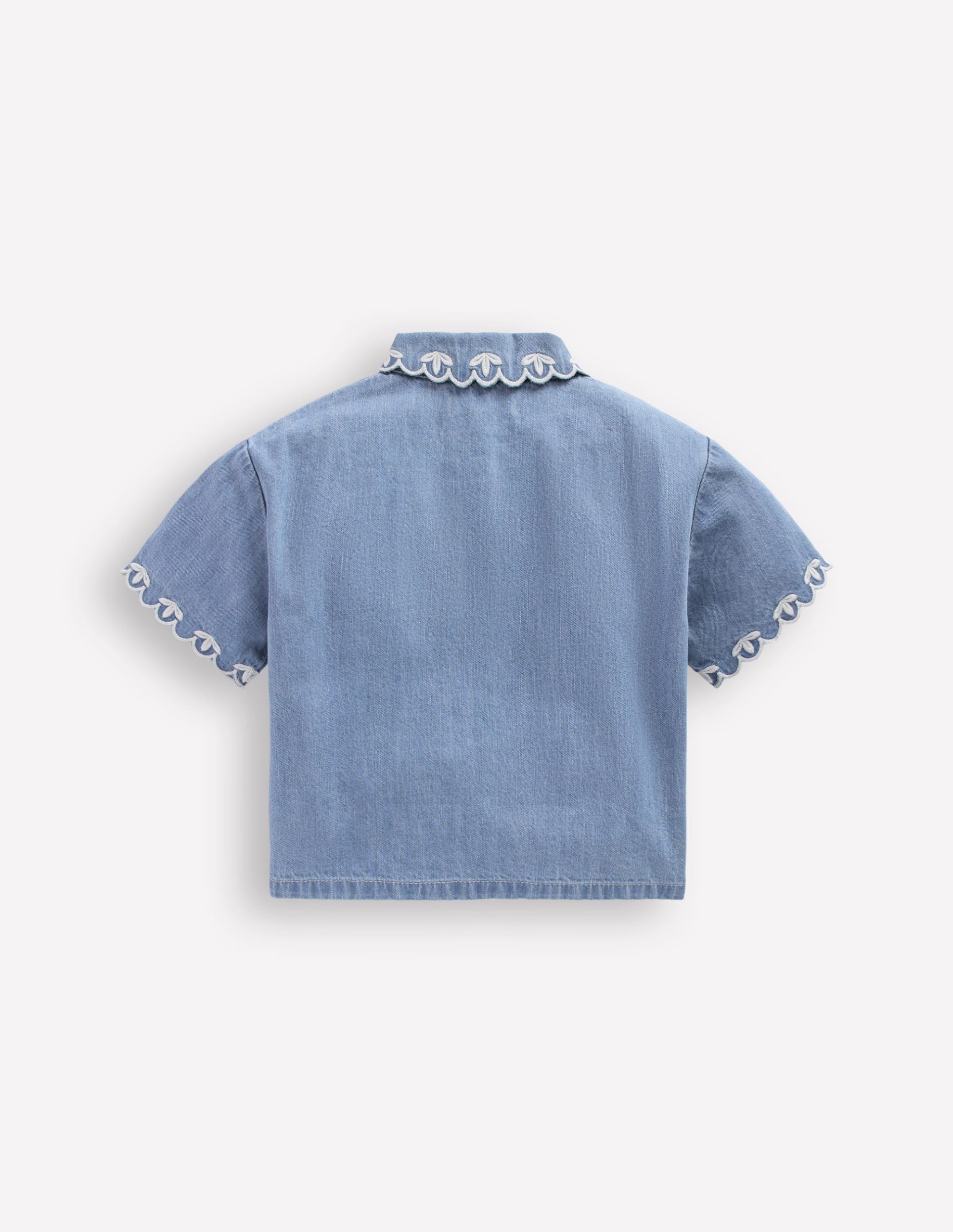 Short Sleeve Relaxed Shirt-Mid Vintage - Image 2